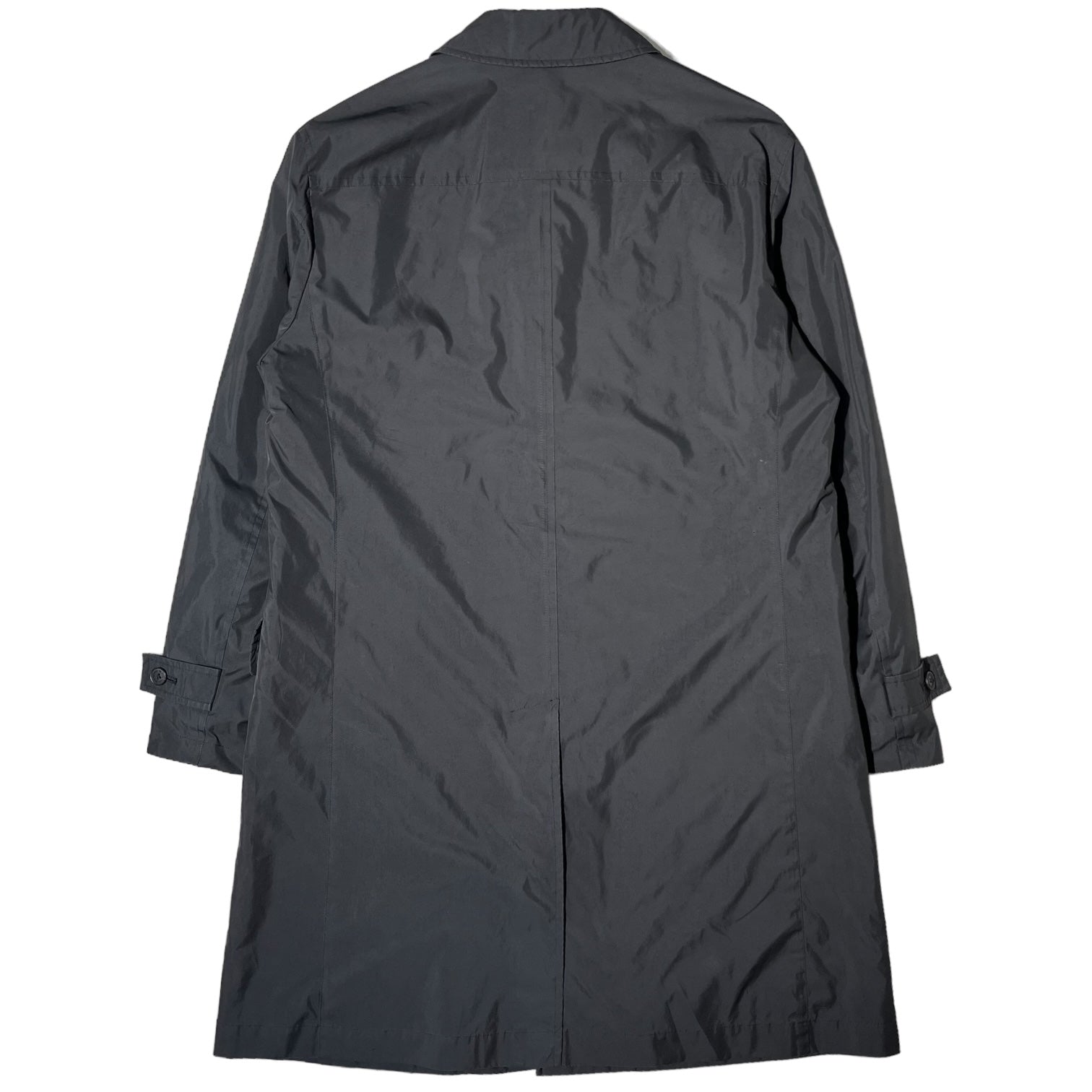 BURBERRY BLACK LABEL(バーバリーブラックレーベル) Burberry check lining polysten collar coat バーバリー チェック ライニング ポリ ステンカラー コート BMA13-105-09 L ブラック ノヴァ