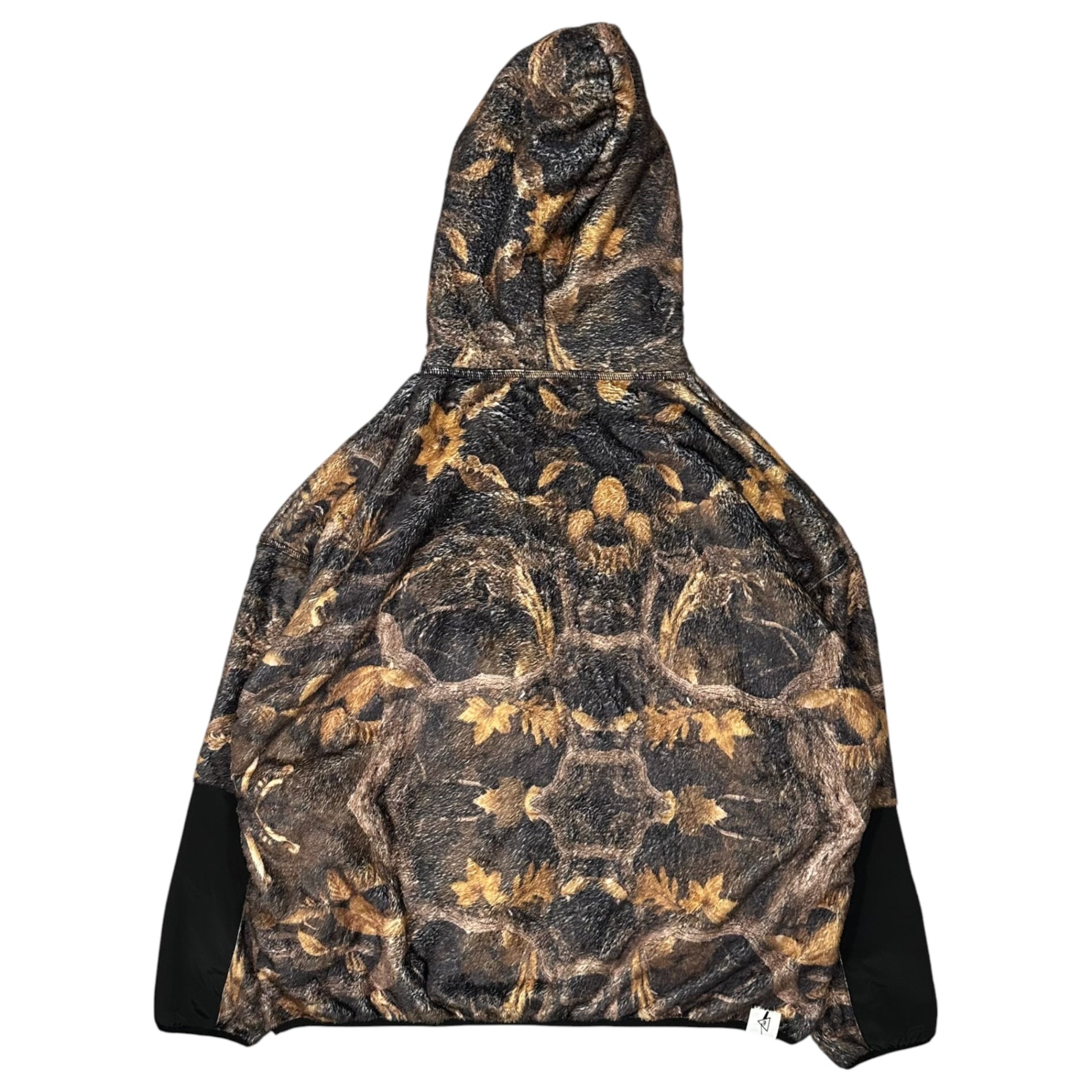 reversal(リバーサル) BOTANICAL CAMO BOA FLEECE BIG SILHOUETTE SWEAT PARKA ボタニカル カモ ボア フリース ビッグシルエット スウェット パーカー rv21aw207b L ブラウン 参考定価23,100円(税込)