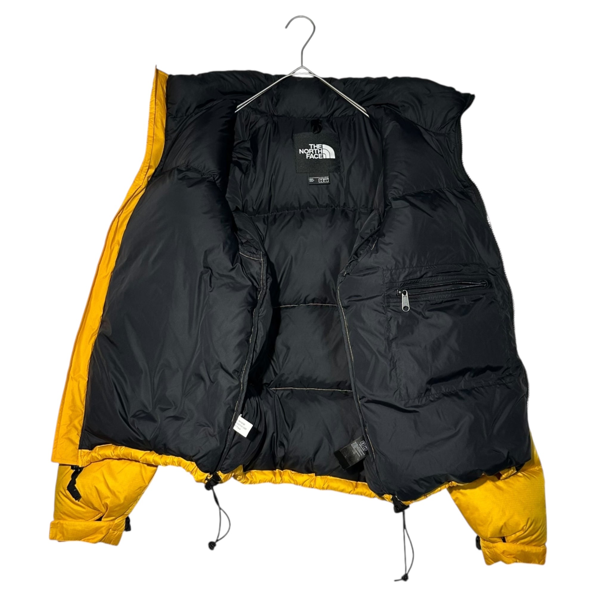 THE NORTH FACE(ノースフェイス) 1996 Retro Nuptse Down Jacket レトロ ヌプシ ダウン ジャケット NF0A3C8D M イエロー×ブラック 海外企画品