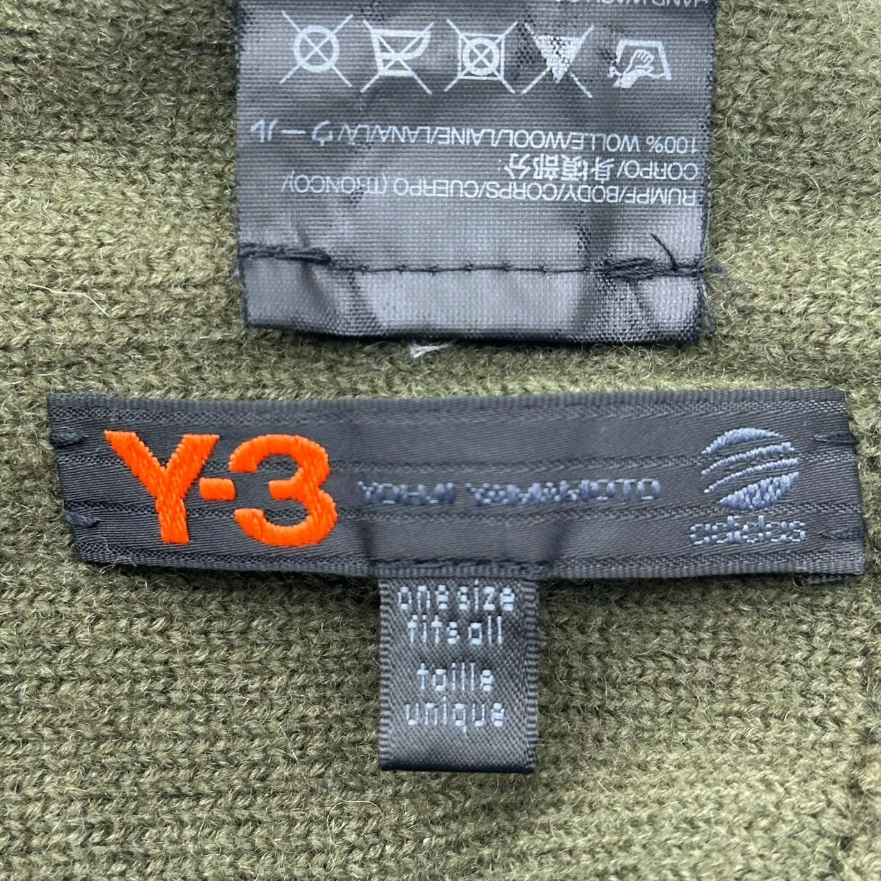 Y-3(ワイスリー) Balloon knit cap バルーン ニット キャップ AKL002 カーキ