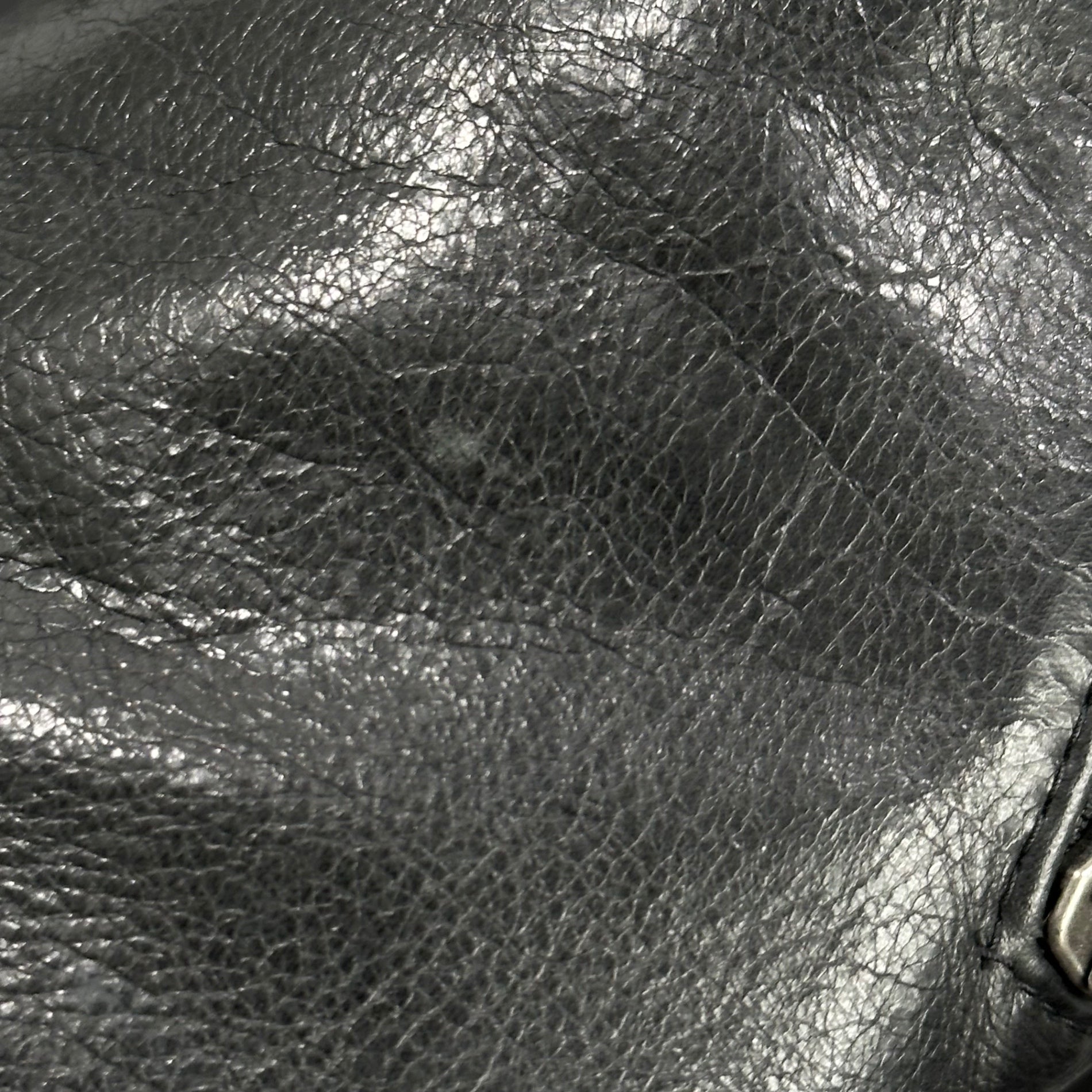 Maison Martin Margiela(メゾン マルタンマルジェラ) 2011AW 5-ZIP LEATHER JACKET - Cowhide 5ジップ ライダース ジャケット 牛革 S30AM0203 44(XS程度) ブラック レザー 八の字