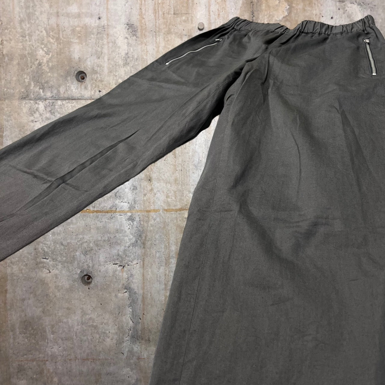 COMME des GARCONS(コムデギャルソン) 99~00's zip pants/ジップパンツ/90年代/00s/ヴィンテージ GP-100220 SIZE表記なし(FREE) チャコールグレー AD1999