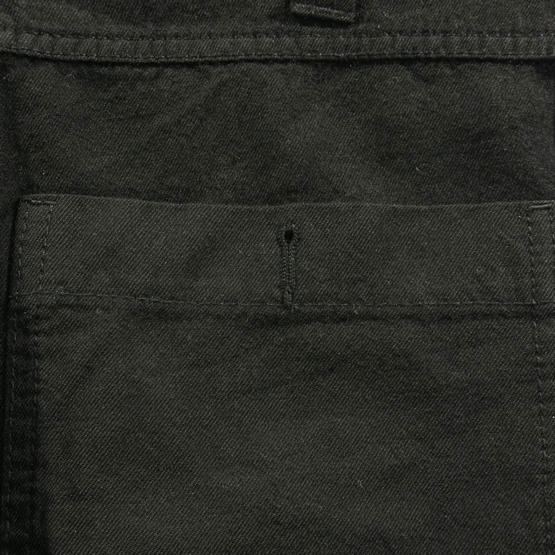 tricot COMME des GARCONS(トリココムデギャルソン) 07AW Wool straight-leg slacks with wrinkle finish ウール ストレート スラックス パンツ シワ加工 TT-P002 S ブラック AD2007