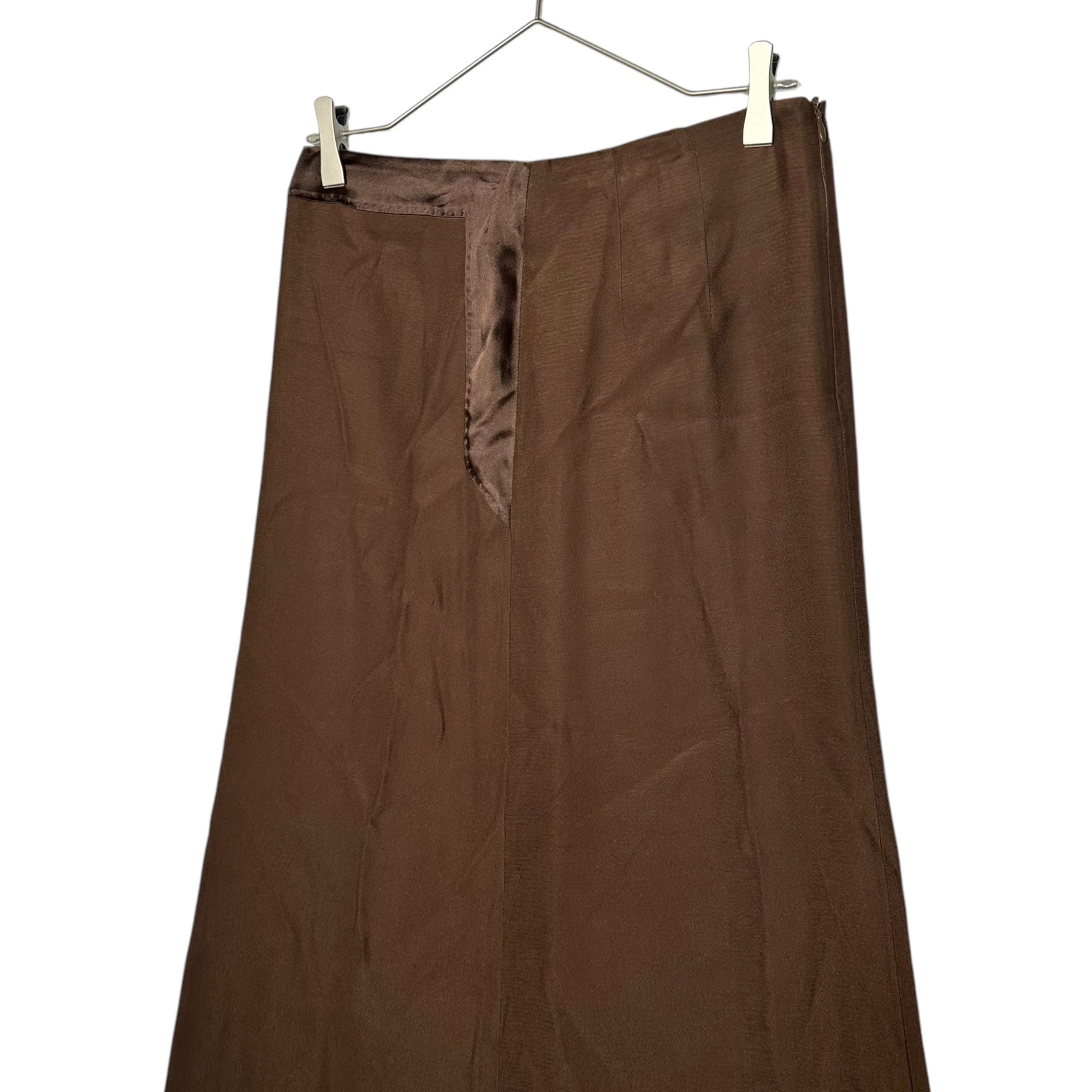 DRIES VAN NOTEN(ドリスヴァンノッテン) archive waist switching long skirt アーカイブ ウエスト 切替 ロング スカート 38(M) ブラウン