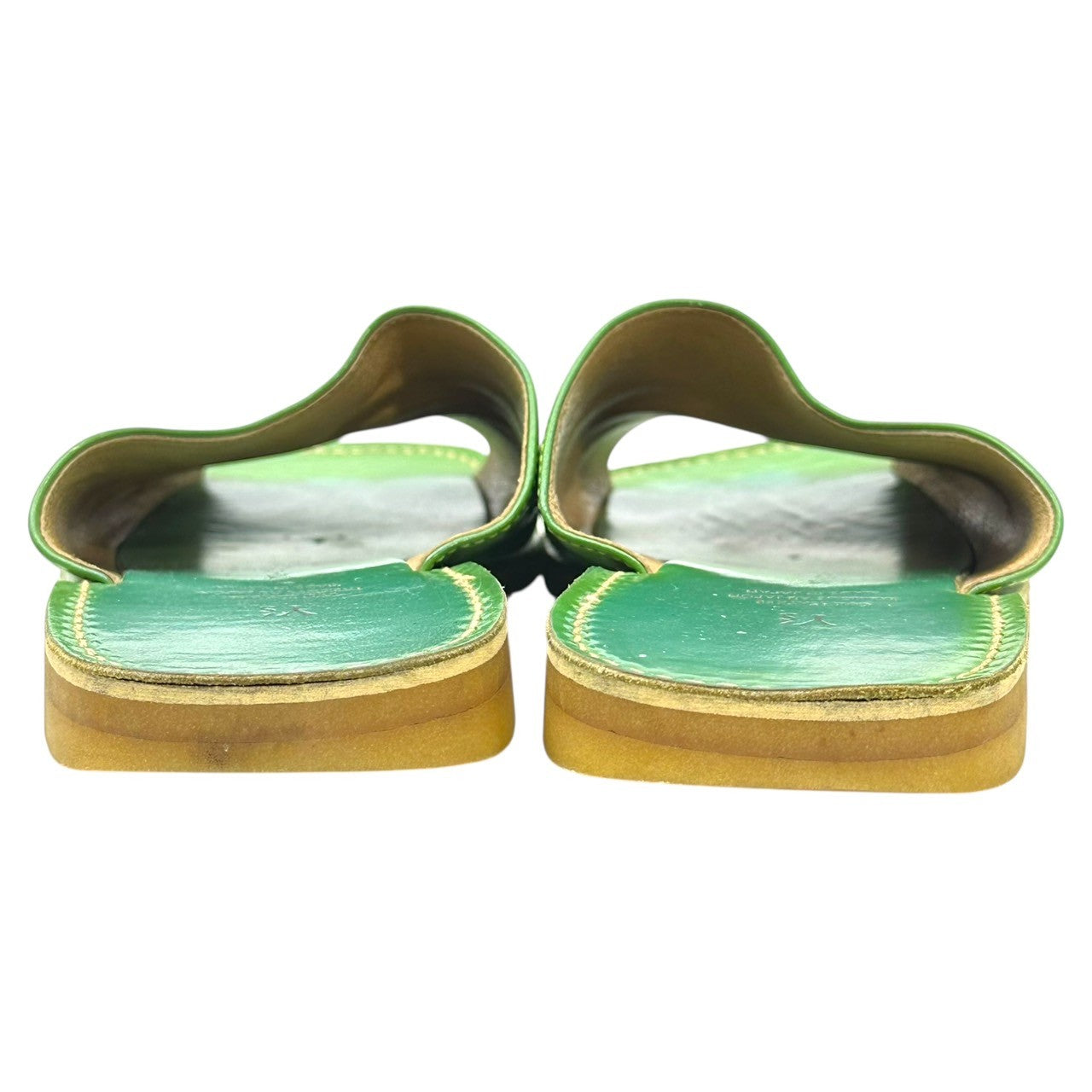 Y's(ワイズ) Crepe sole leather sandal クレープソール レザー サンダル YQ-A23-700/2M M グリーン