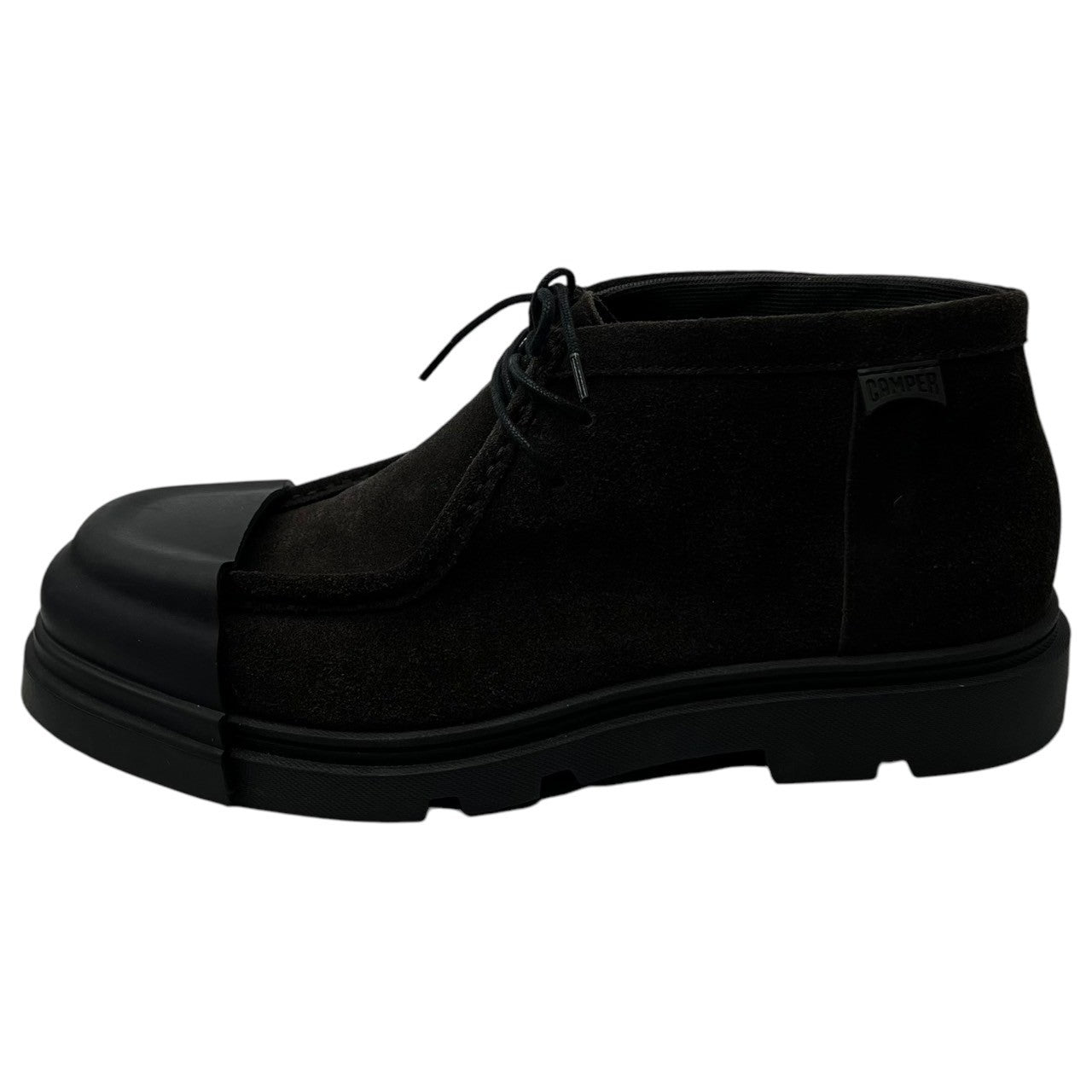 CAMPER(カンペール) 23AW Junction high-cut shoes ジャンクション ハイカット シューズ ブール スウェード K300475-001 26.5cm グレー 箱付 モカシン レザー