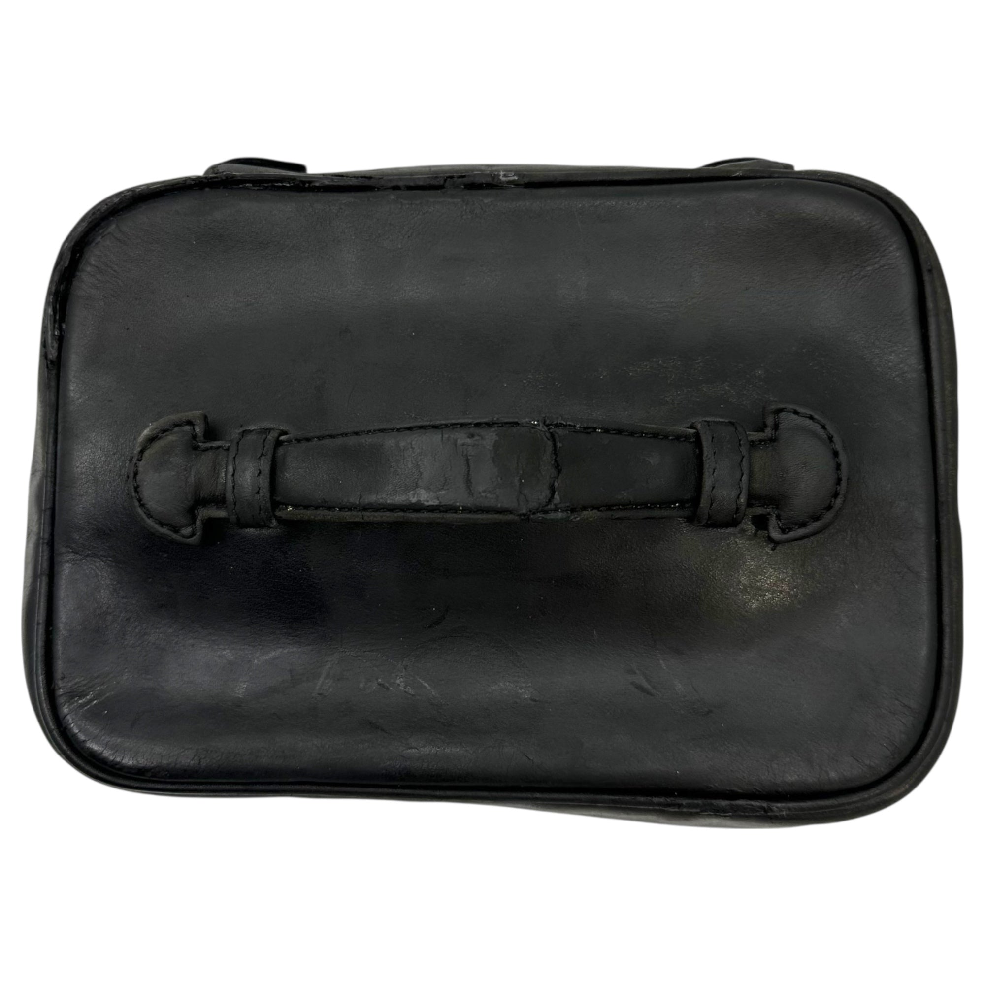 CHANEL(シャネル) 90's Bicolore Vanity Bag ビコローレ バニティ バッグ ブラック 90年代 化粧 ポーチ ハンド ヴィンテージ マトラッセ 2番台 2******