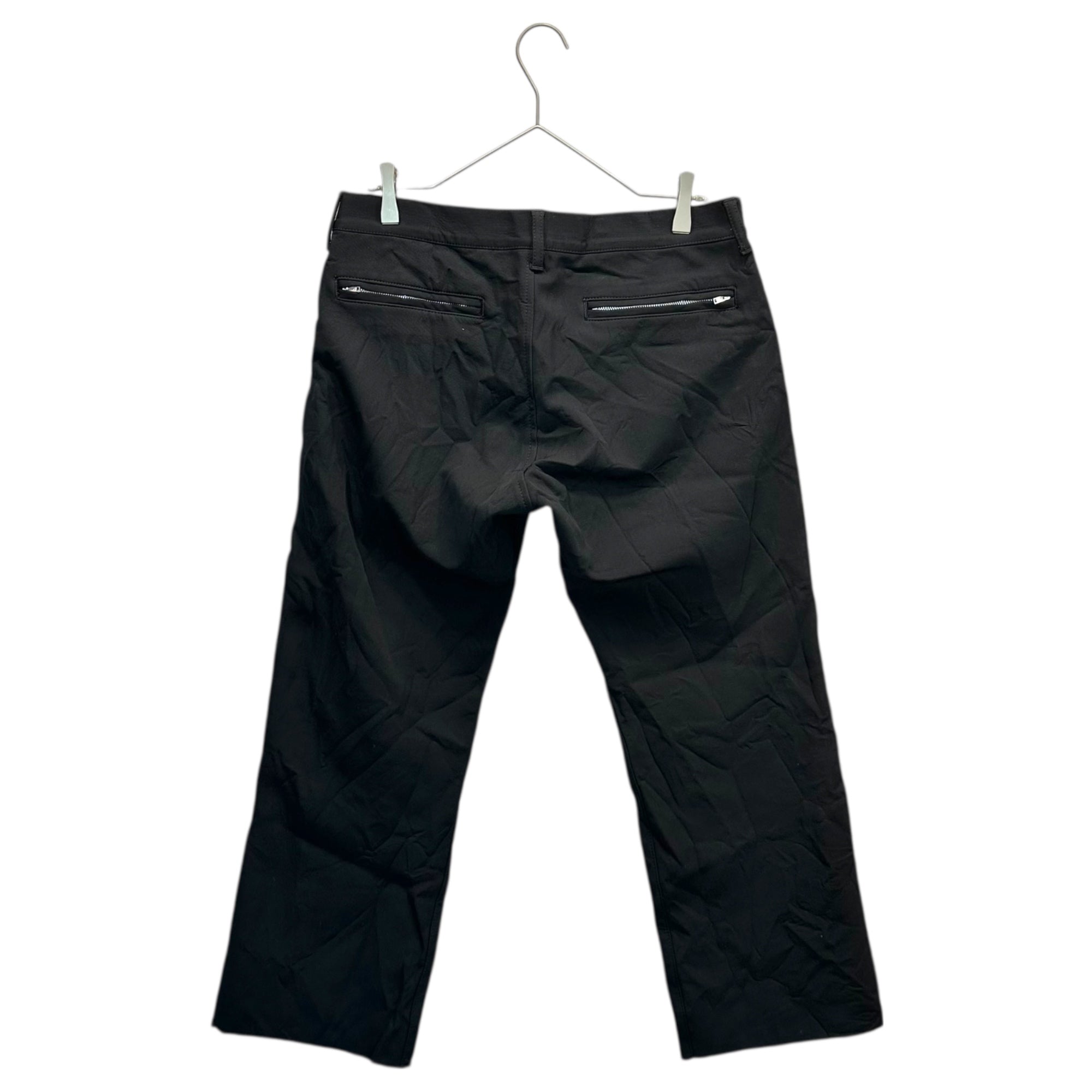 COMME des GARCONS HOMME(コムデギャルソンオム) 05AW Side Line Wool Slacks Pants サイドライン ウール スラックス パンツ HP-P008 M ブラック×ボルドー AD2005