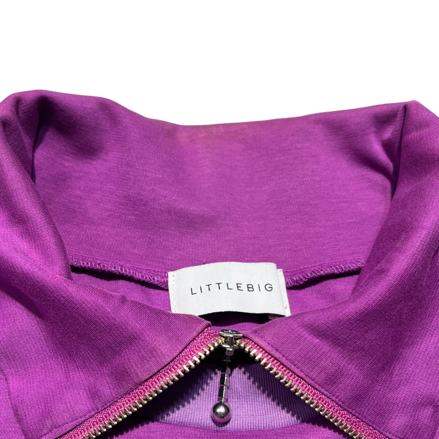 LITTLEBIG(リトルビッグ) 19SS Zip Hi-Necked ジップ ハイネック Tシャツ LB191-TS04 M パープル