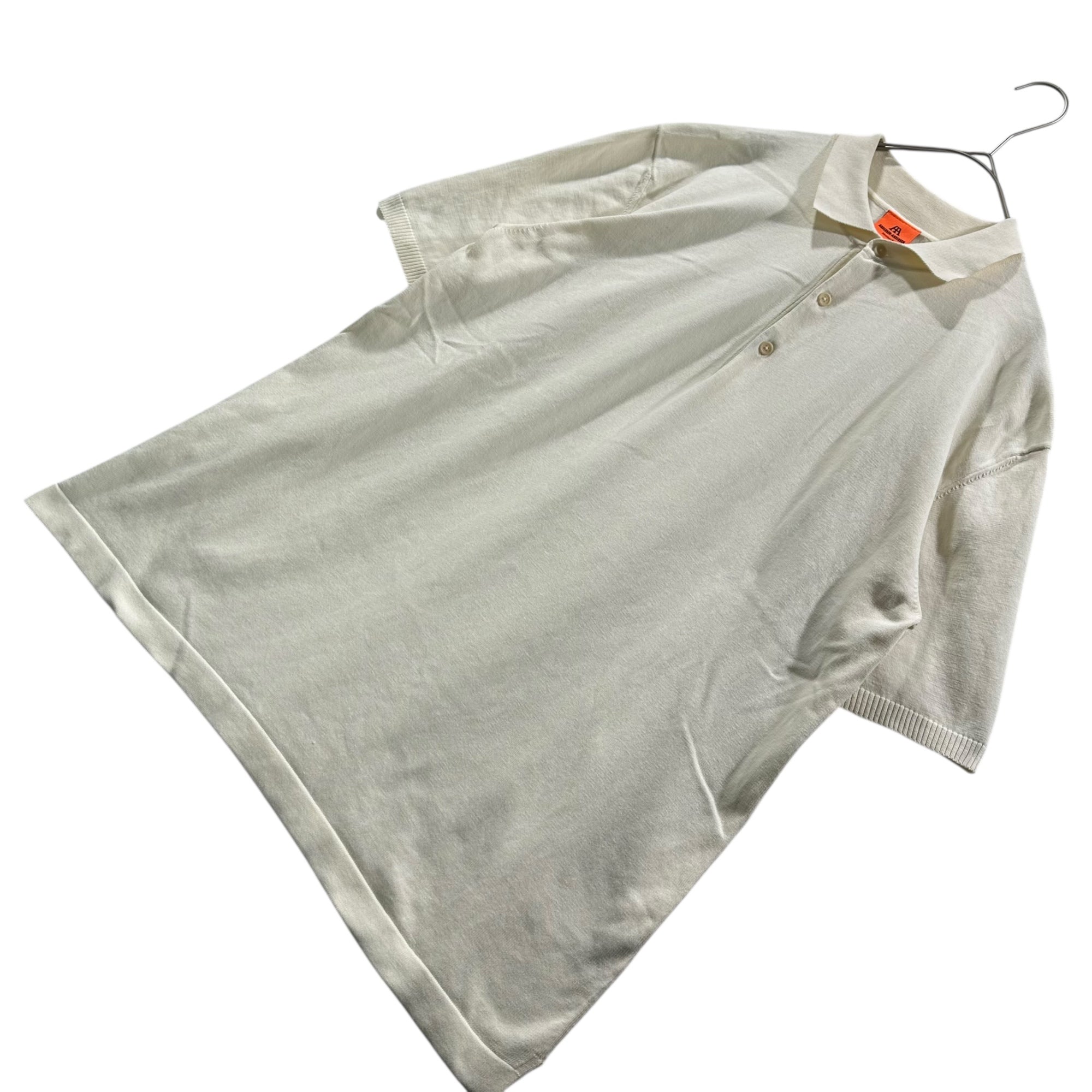 Andersen-Andersen(アンデルセンアンデルセン) POLO SHORT 12GG ポロシャツ L ホワイト