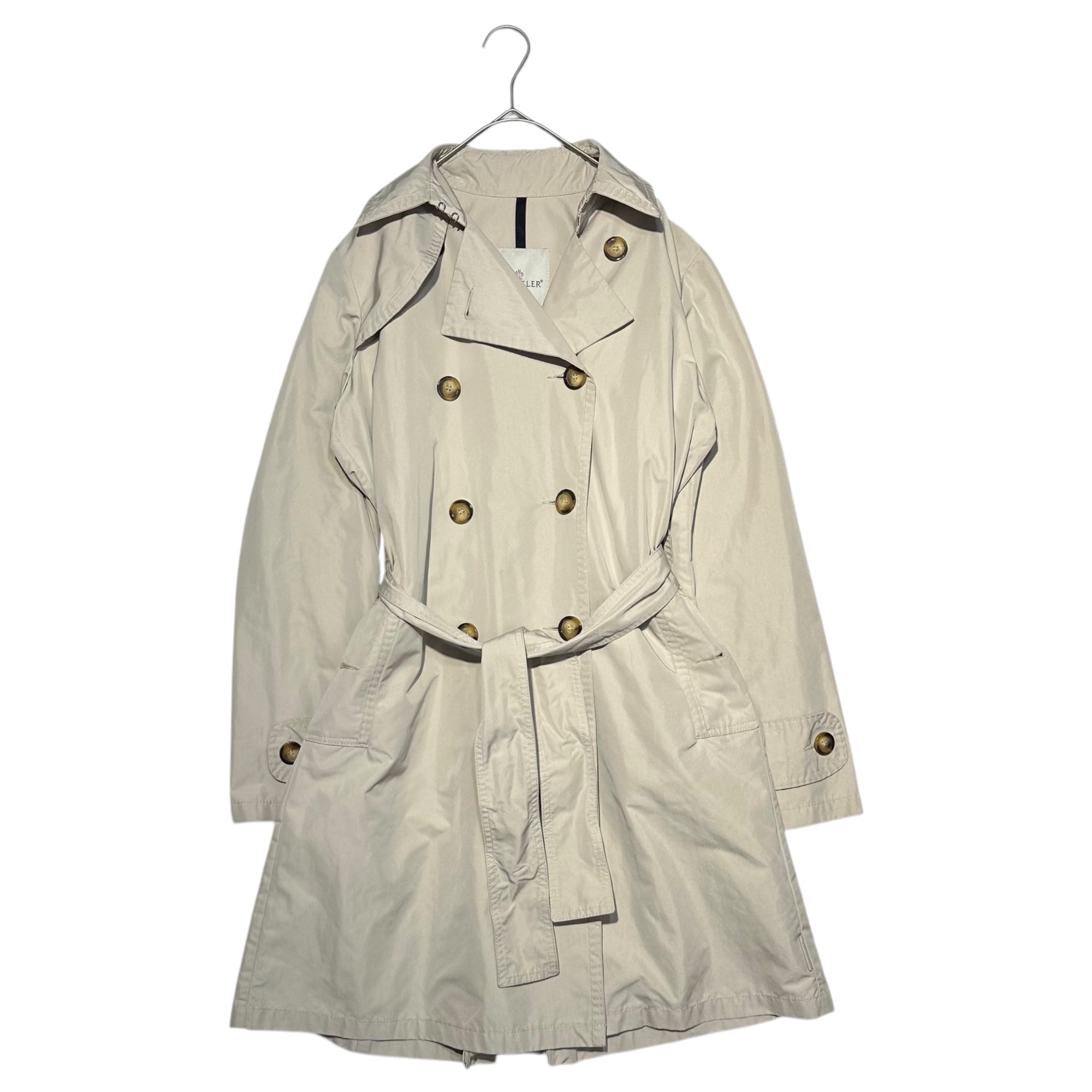 MONCLER(モンクレール) Nylon trench coat ナイロン トレンチ コート 0(S程度) アイボリー