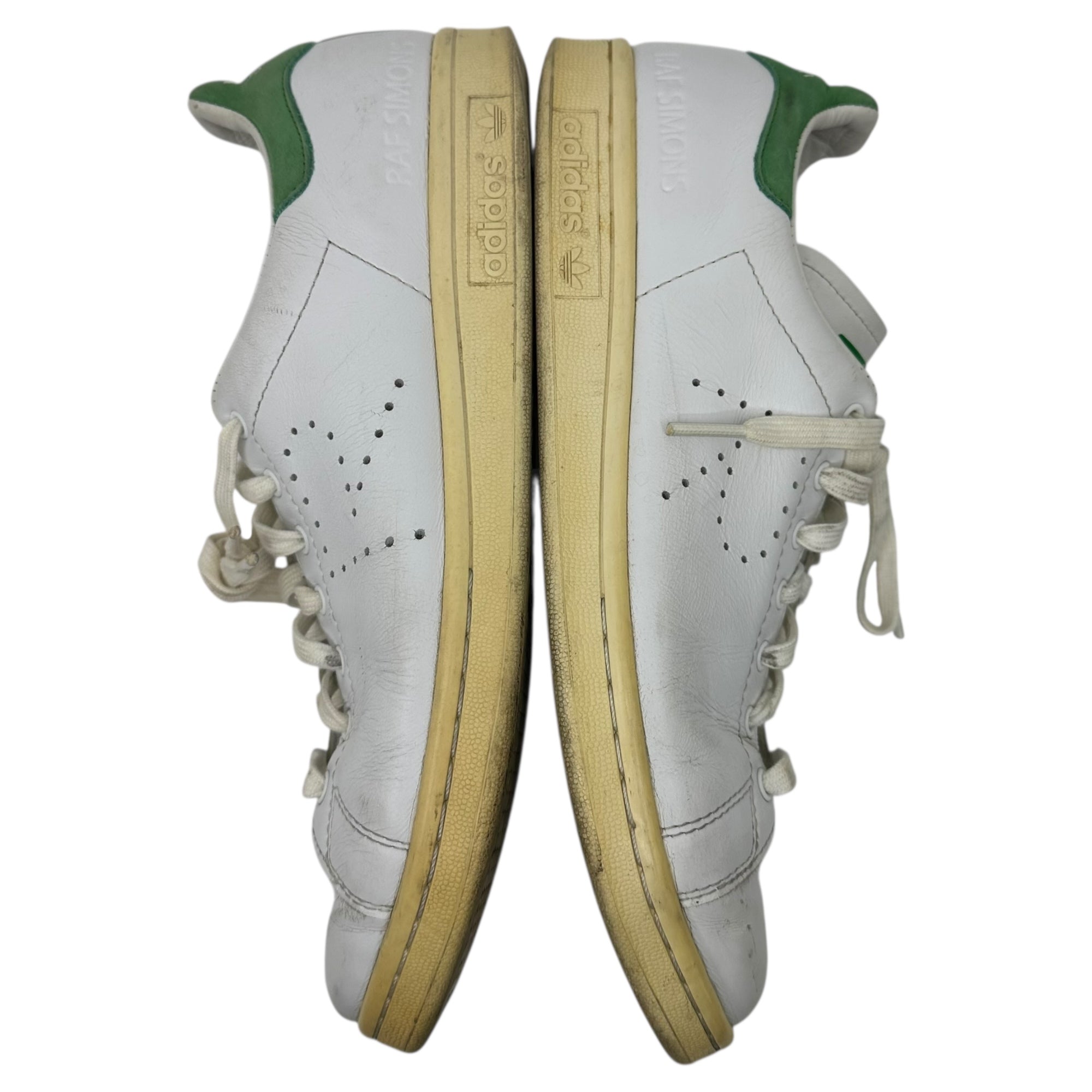 adidas×RAF SIMONS(アディダス×ラフシモンズ) 14AW RAF SIMONS STAN SMITH スタンスミス B35496 27cm ホワイト×グリーン コラボ ローカット スニーカー