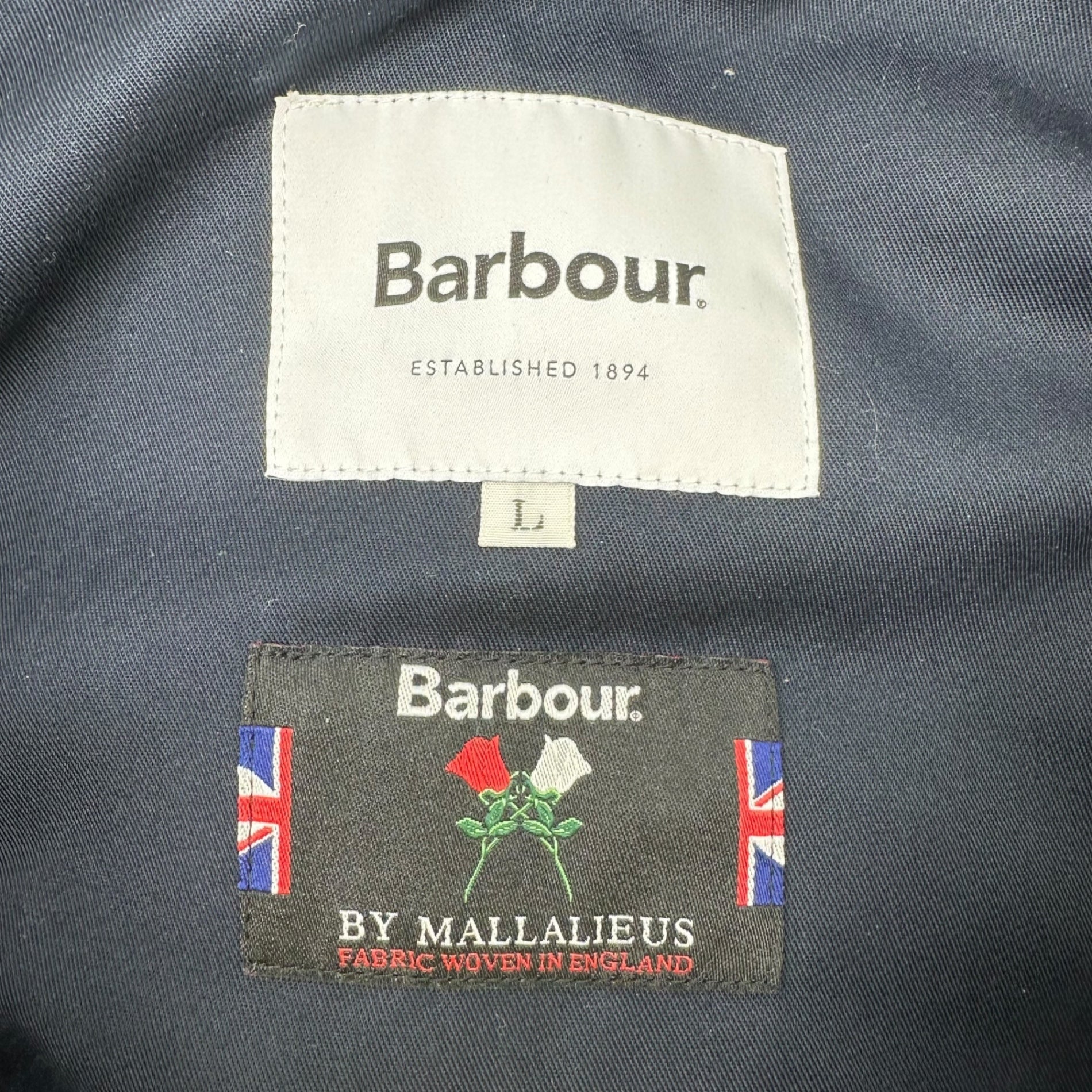 Barbour(バブアー) BY MALLALIEUS SPEY JACKET マラリウス スペイ フィッシング ウール ジャケット 2102023 L ネイビー ブルゾン ショート丈