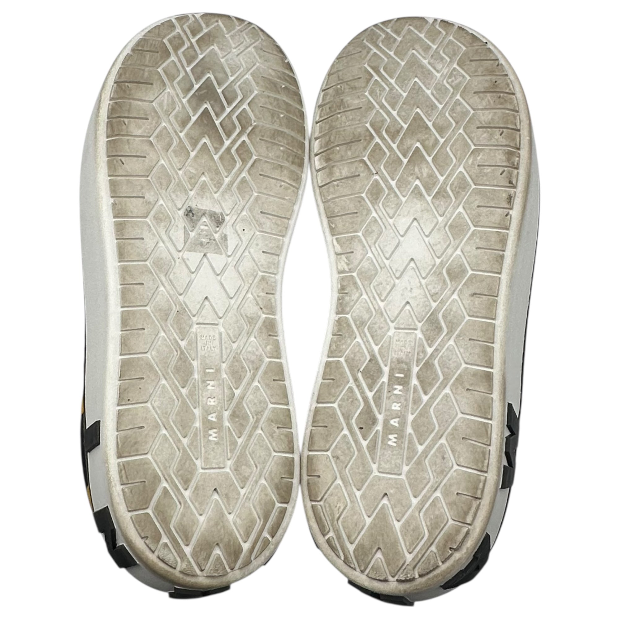 MARNI × Carhartt WIP(マルニ × カーハート) SLIP-ON SNEAKERS スリッポン 厚底 スニーカー SNZU013103 42(約27cm程度 ブラック×イエロー コラボ