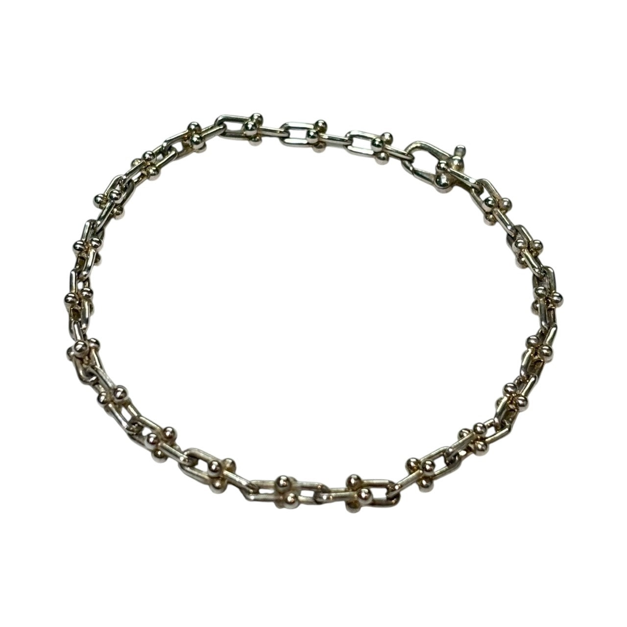 TIFFANY & CO.(ティファニー) Hardware Micro Link Bracelet ハードウェア マイクロ リンク ブレスレット Micro シルバー Ag 925
