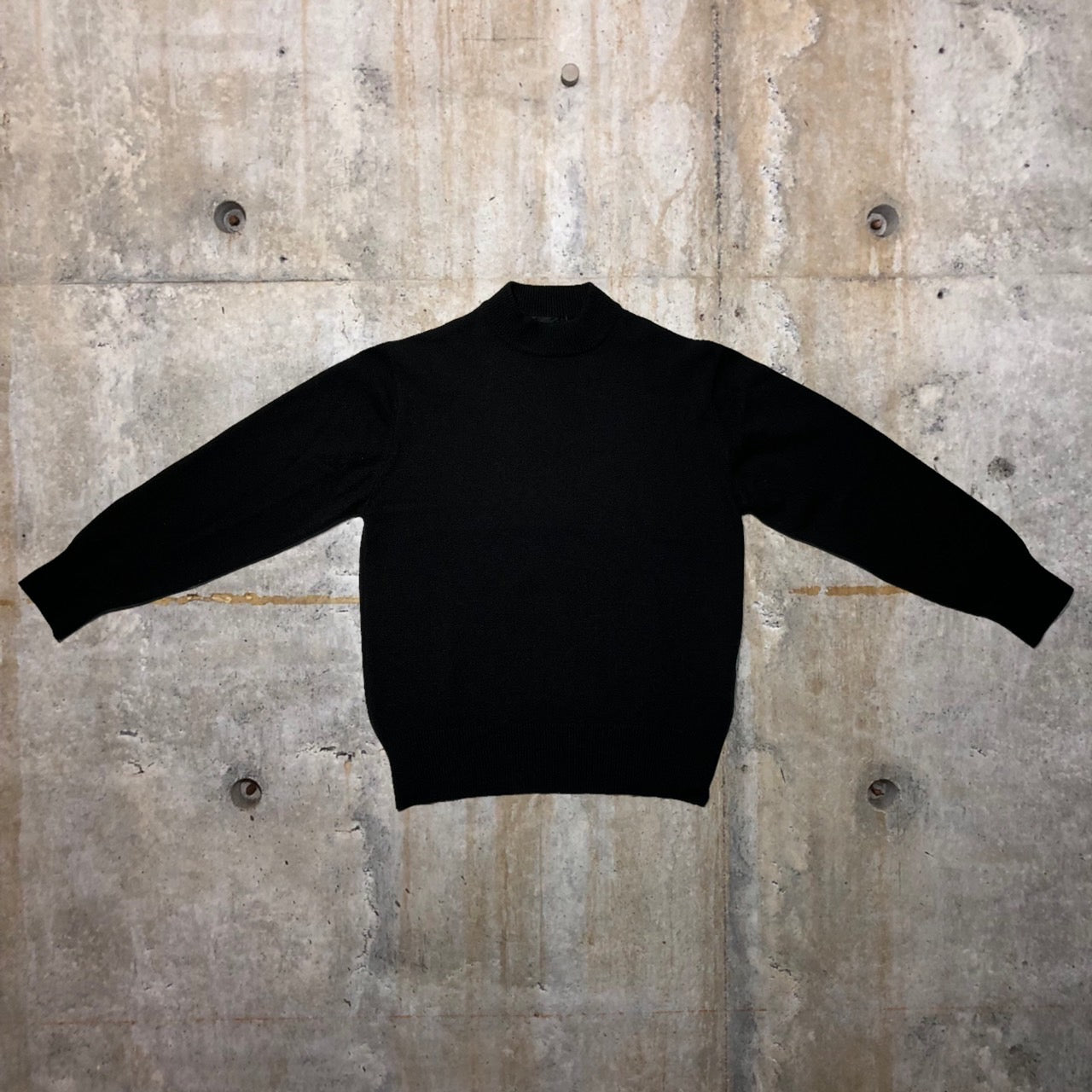 tricot COMME des GARCONS(トリココムデギャルソン) 90'sモックネックニット TN-050100 表記なし(FREE) ブラック AD1992