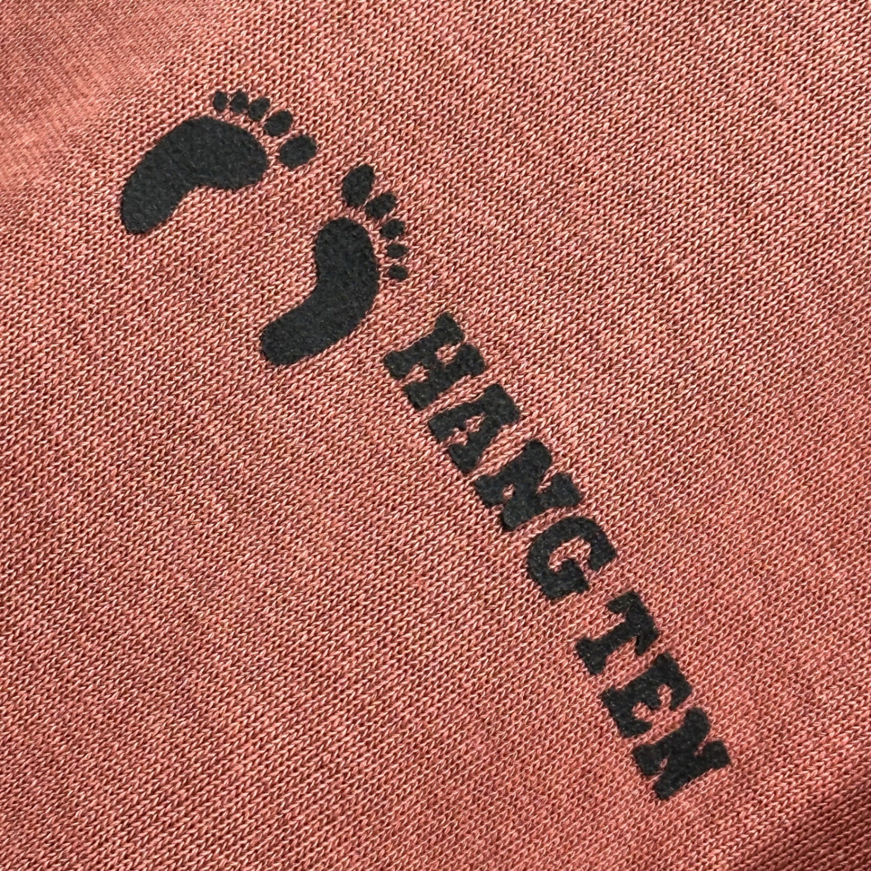 HANG TEN HANGTEN(ハンテン) 70's~80's Logo Print Short-Sleeve Sweatshirt ロゴ プリント 半袖 スウェット M レッド 70年代~80年代 ヴィンテージ Tシャツ