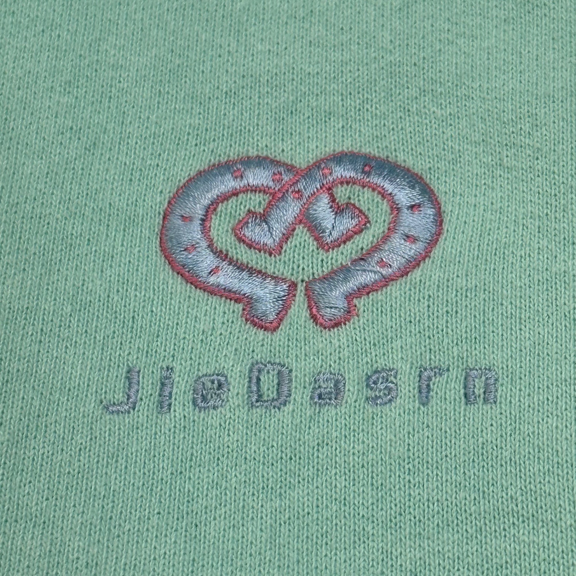 Jieda(ジエダ) PIGMENT SNAP BUTTON HOODIE ピグメント スナップボタン フーディ パーカー Jie-SRN-CT01 2(M程度) ミントグリーン