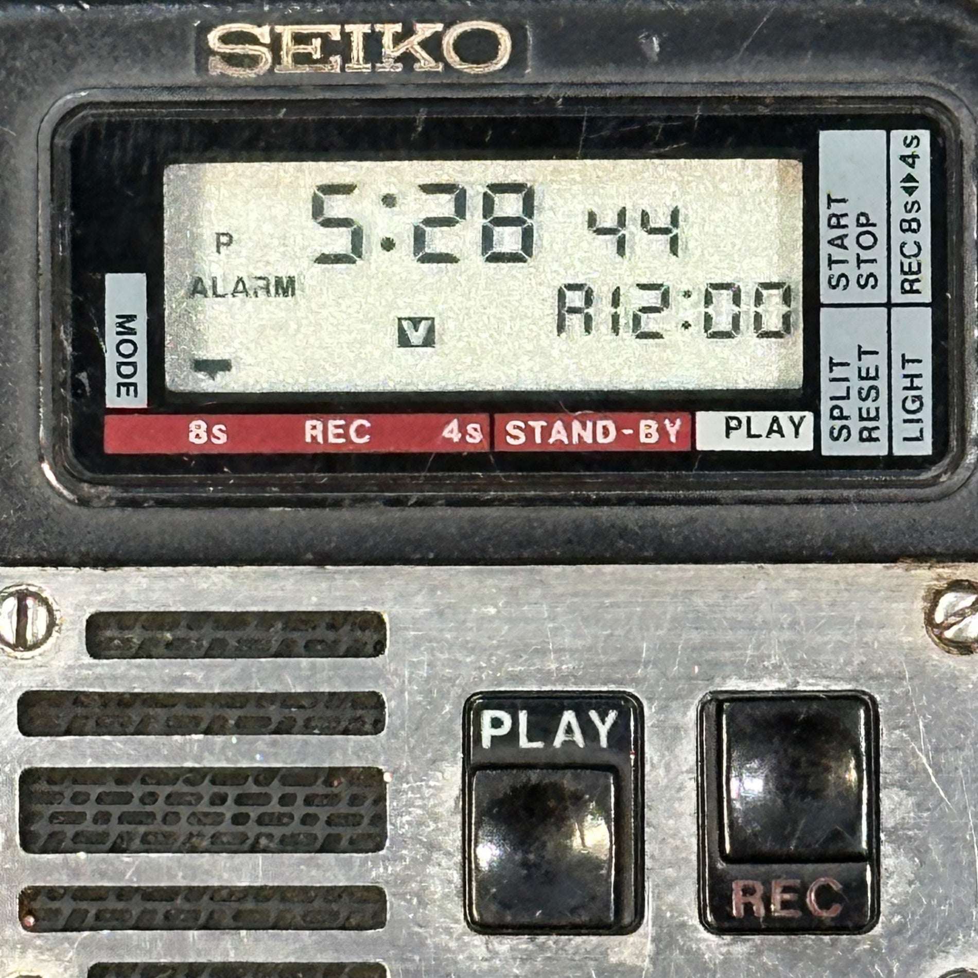 SEIKO(セイコー) 1983's Quartz Voice Note ボイス ノート デジタル 腕時計 M516-4000 ブラック 80's 80年代