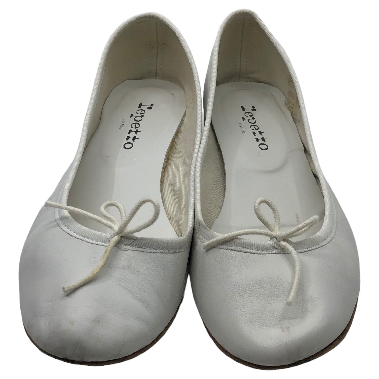 Repetto(レペット) CAMILLE Noir カミーユ ノアール ヒール バレーシューズ VX511VE 40(25cm程度) ホワイト パンプス