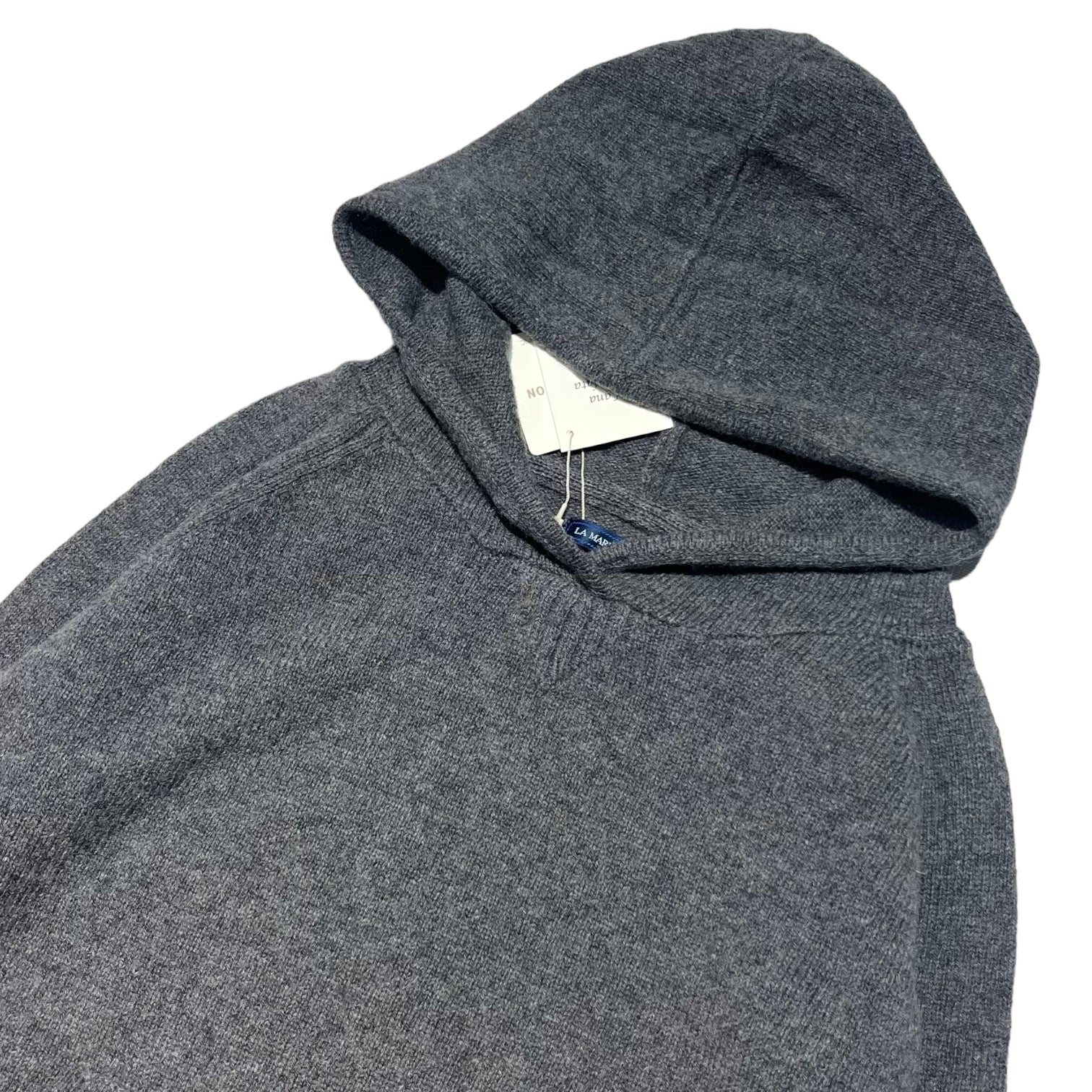 LA MARINE FRANCAISE(マリンフランセーズ) カシミヤ ウール ニット パーカー 表記無し(FREE) グレー 未使用品