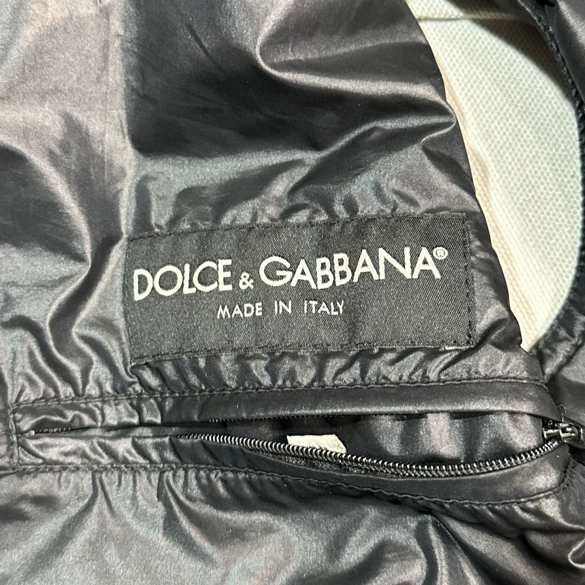 DOLCE&GABBANA(ドルチェ&ガッバーナドルガバ) Hooded Padded Vest フーデッド パテッド ベスト G9R56T 46 ブラック 中綿