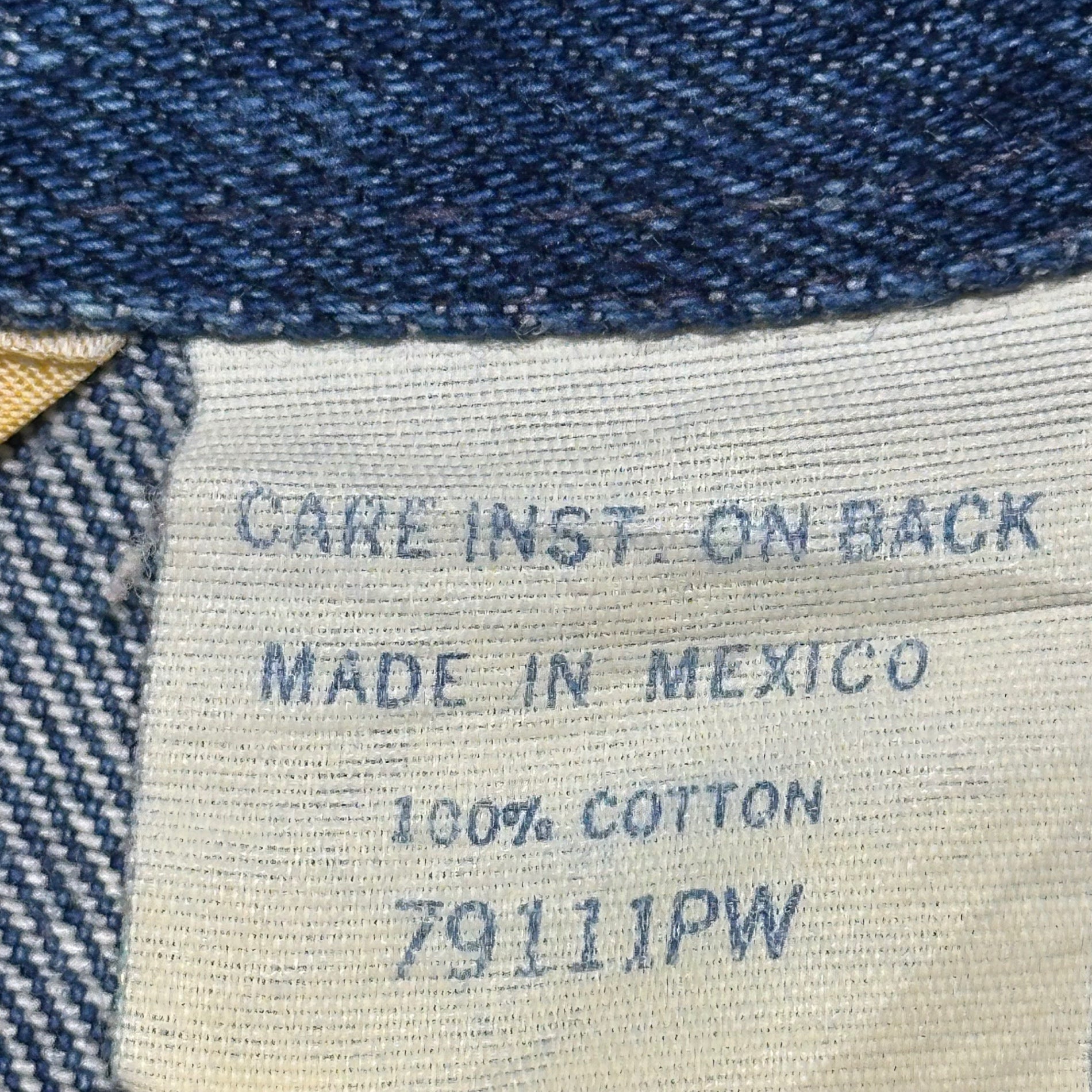 RUSTLER(ラスラー) 80's Denim Tracker Jacket デニム トラッカー ジャケット XL インディゴ 80年代 ヴィンテージ 古着