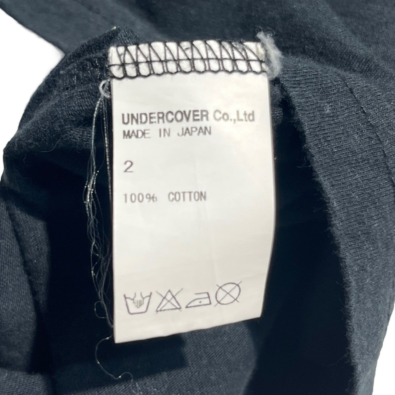 UNDERCOVERISM(アンダーカバイズム) GURUGURU EYES FACE & SPIDER T-SHIRT グルグル アイズフェイス&スパイダー Tシャツ 蜘蛛 M ブラック