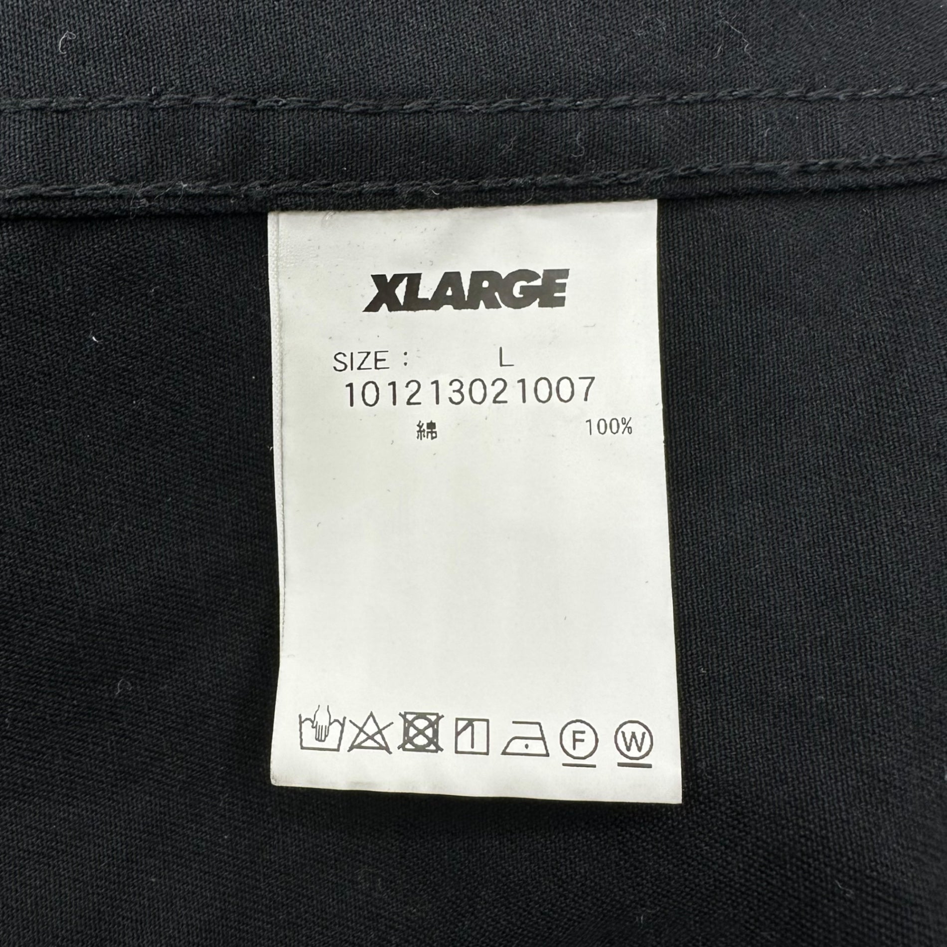 X-LARGE(エクストララージ) 21AW PATCHED MILITARY JACKET ワッペン ミリタリー ジャケット 101213021007 L ブラック M65