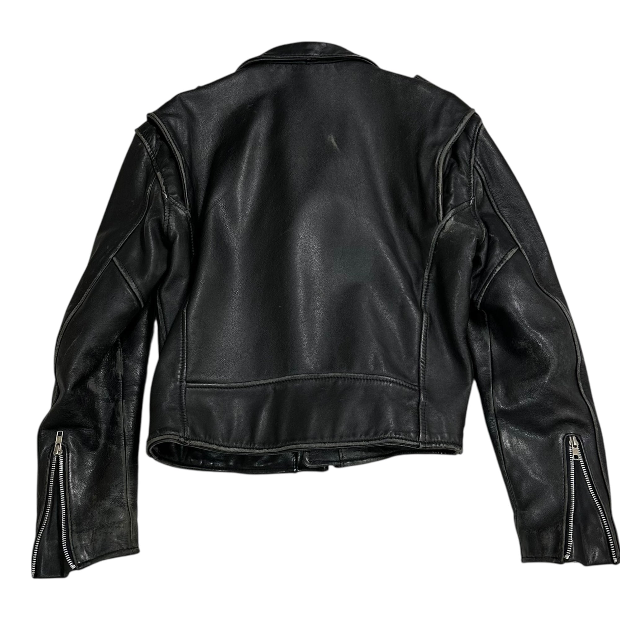 HARLEY DAVIDSON(ハーレーダビッドソン) Double Riders Jacket ダブル ライダース ジャケット 38(M程度) ブラック レザー
