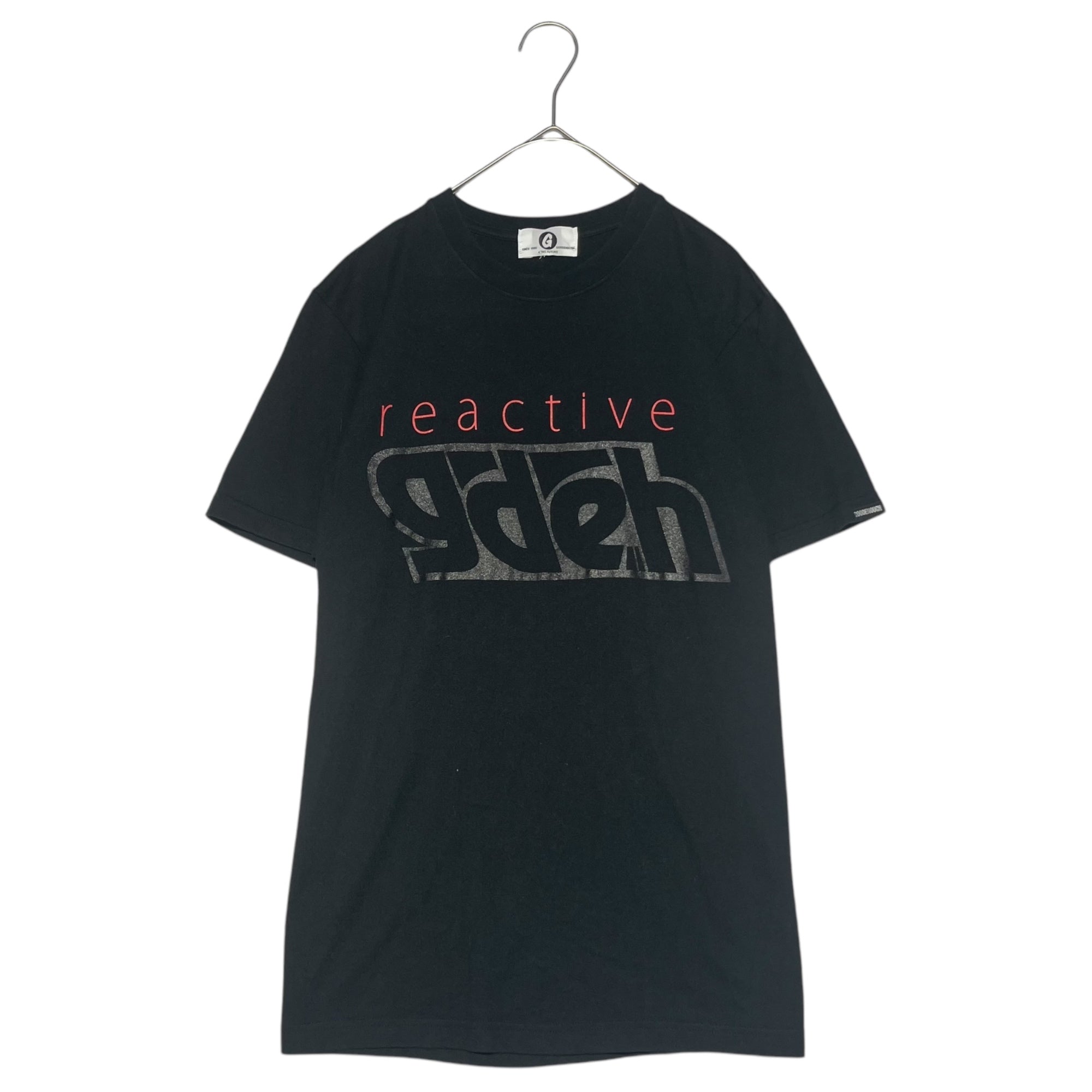 GOODENOUGH(グッドイナフ) 15SS REACTIVE TEE リアクティブ Tシャツ 90年代復刻 GE-157010 ブラック 品質表示タグ無