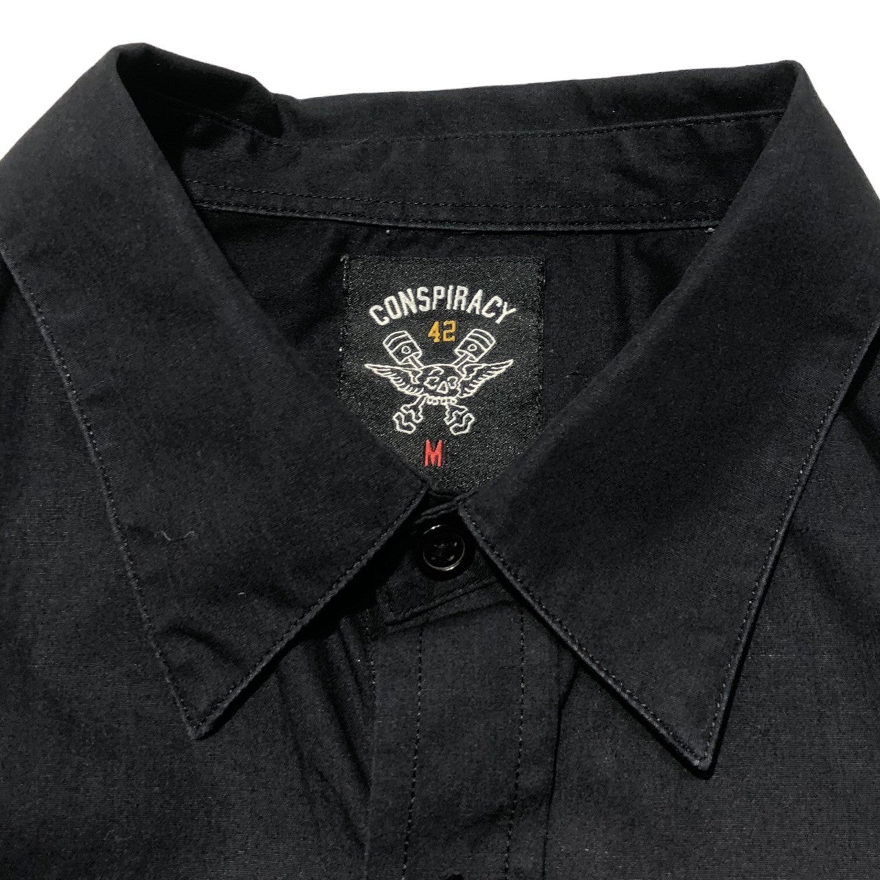 STUSSY × NEIGHBORHOOD (ステューシー×ネイバーフッド) long sleeve shirt 長袖 シャツ M ネイビー