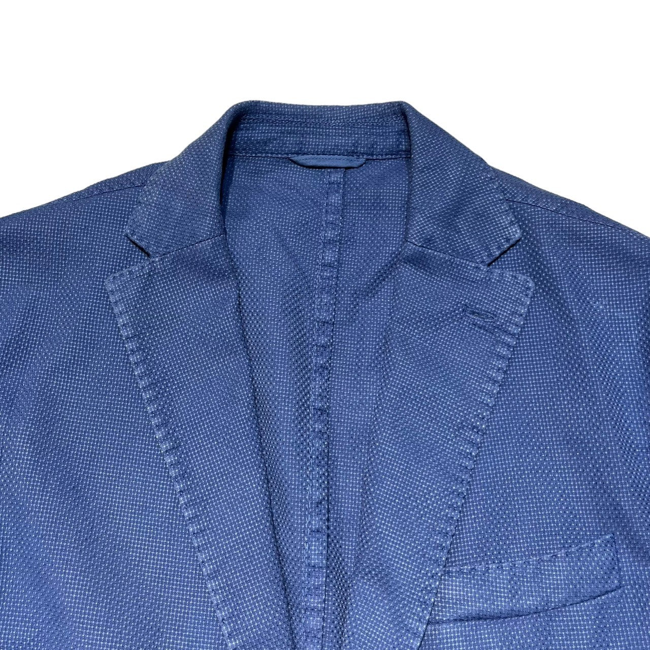 L.B.M.1911(エルビーエム1911) 2B tailored jacket テーラード ジャケット 52(XL程度) スカイブルー アンコン ドレス スーツ ビジネス