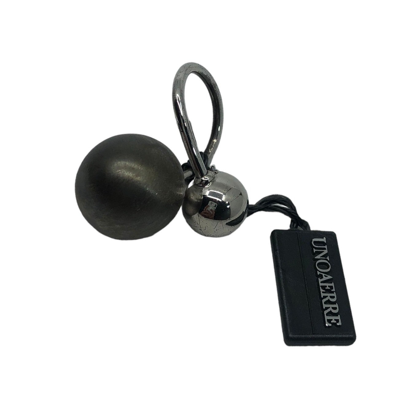 UNOAERRE(ウノアエレ) double ball silver ring ダブル ボール シルバー リング silver925 21939 13号(調整可能) シルバー 箱付