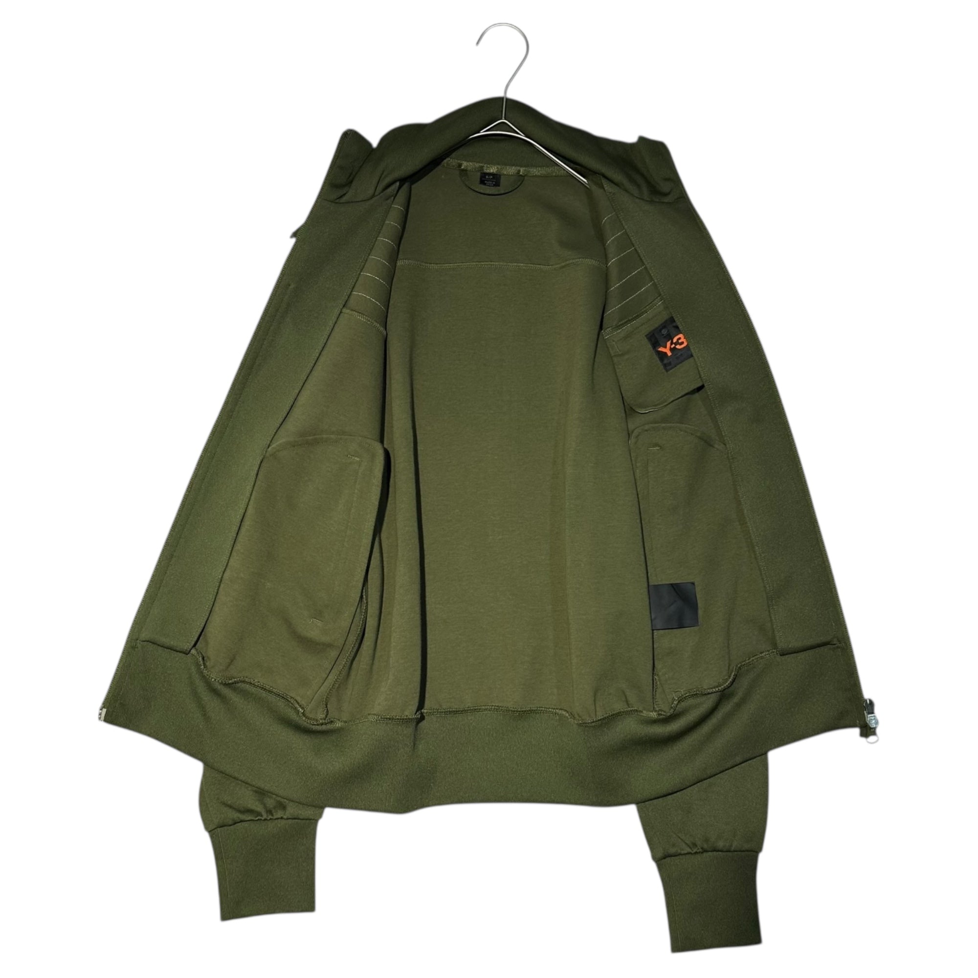 Y-3(ワイスリー) 07's Front 3 horizontal stripes Truck jacket フロント 横3ライン トラック ジャケット YTI004 S カーキ