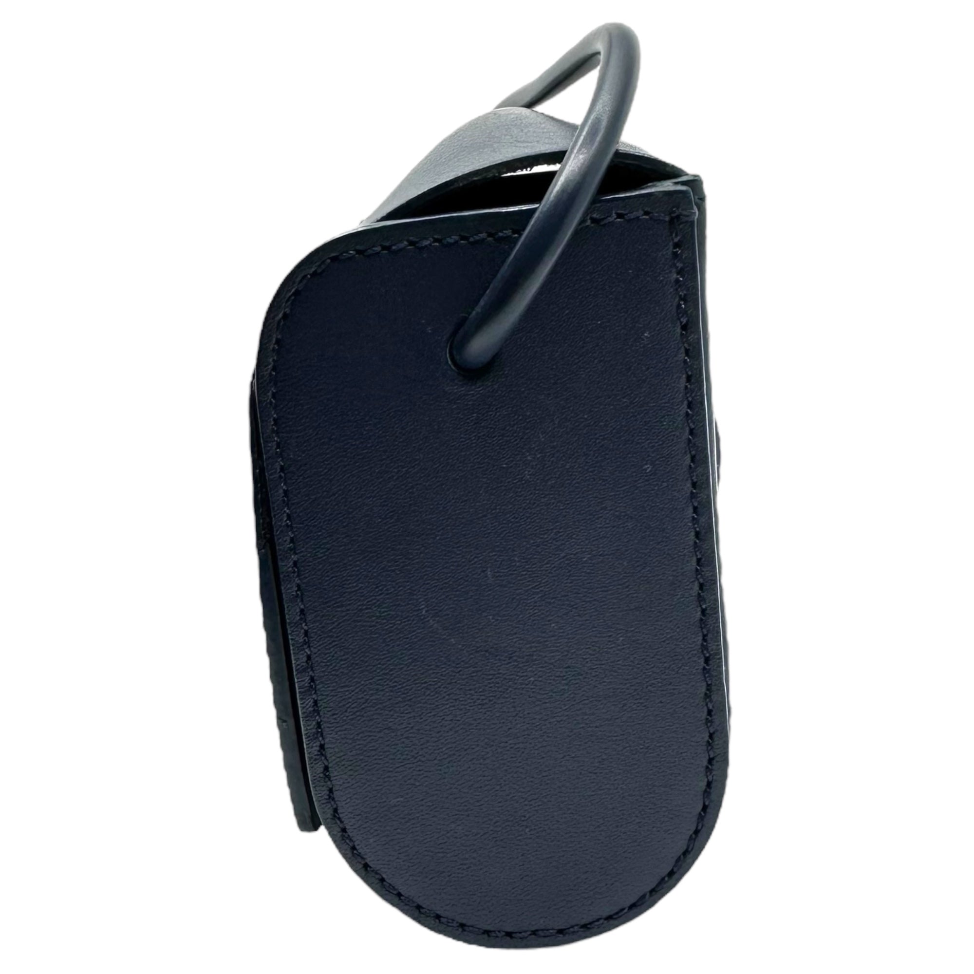 building block(ビルディングブロック) Card Sling ショルダー バッグ ネイビー メタルパーツ ポーチ カード ケース レザー 本革