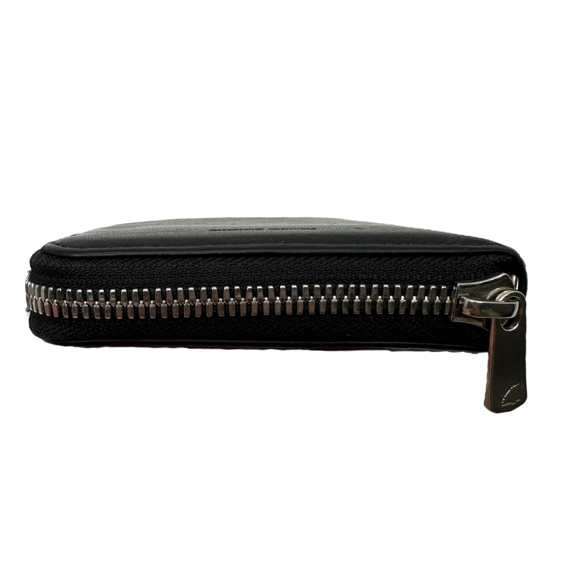 Hender Scheme(エンダースキーマ) Round zip leather compact wallet ラウンドジップ レザー コンパクト ウォレット 財布 ブラック