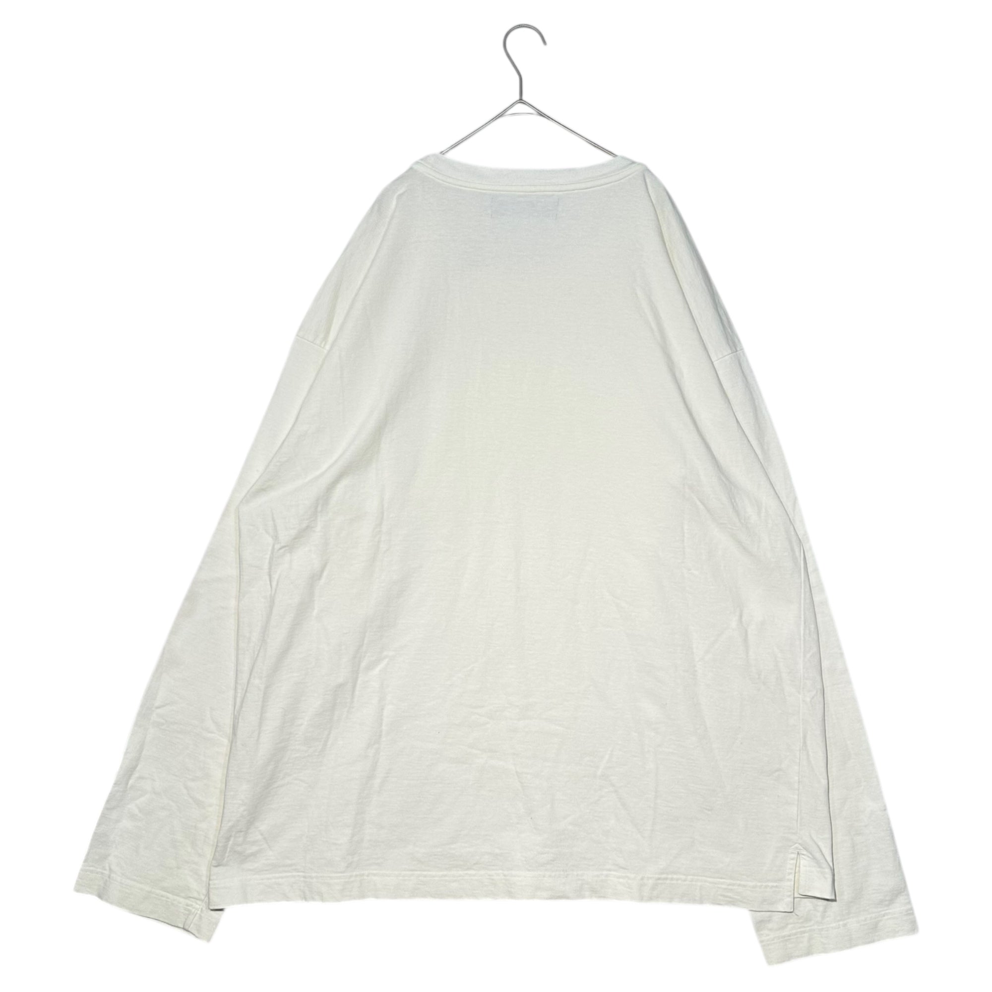 Maison MIHARA YASUHIRO(メゾンミハラヤスヒロ) Heavy Weight L/S T-shirt ヘビーウェイト 長袖 Tシャツ I06LT502 52 ホワイト