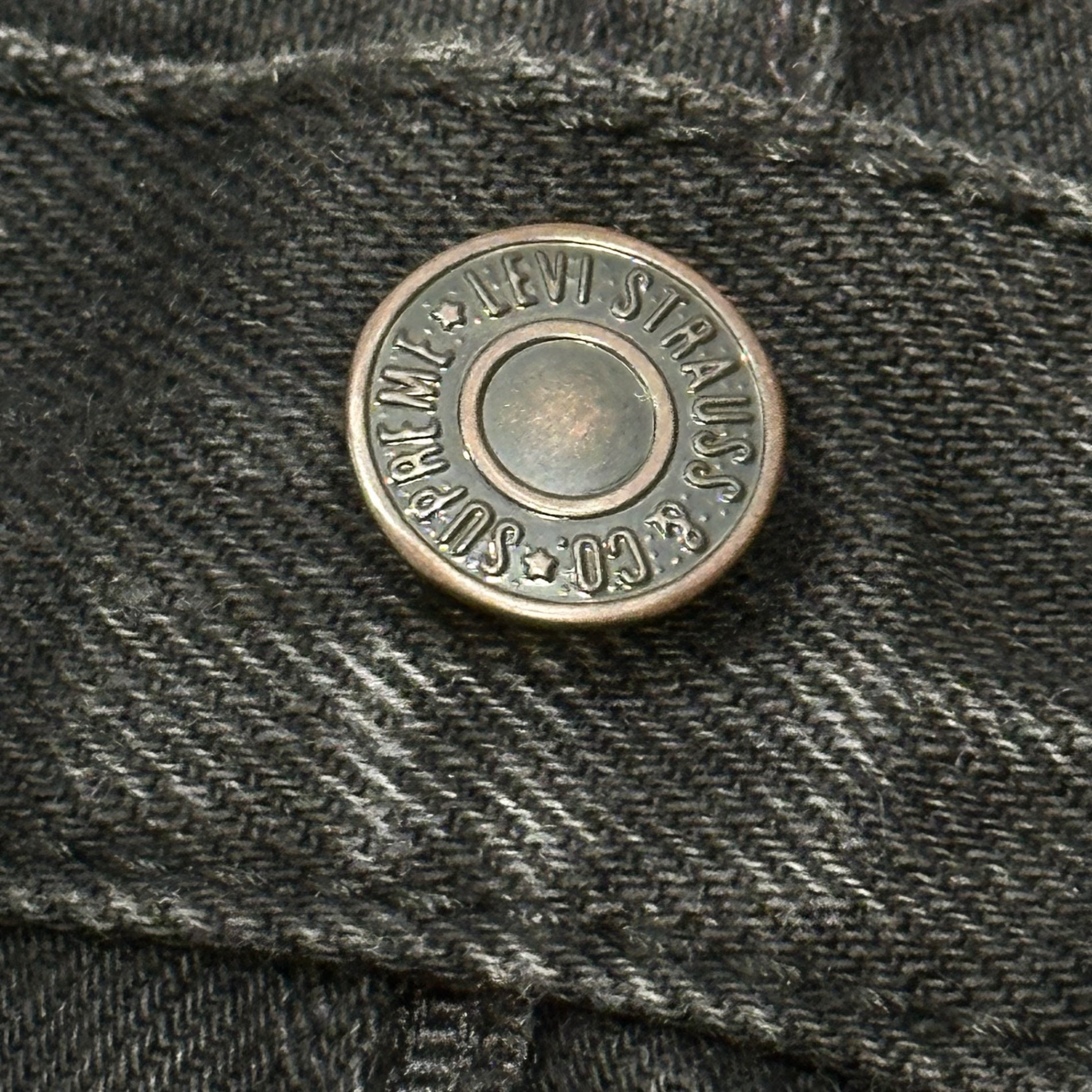 Supreme × Levi's(シュプリーム × リーバイス) 12AW 505 Zip-Fly Jean ブラック デニム パンツ PC9-00505-1003 W30 ブラック レオパード
