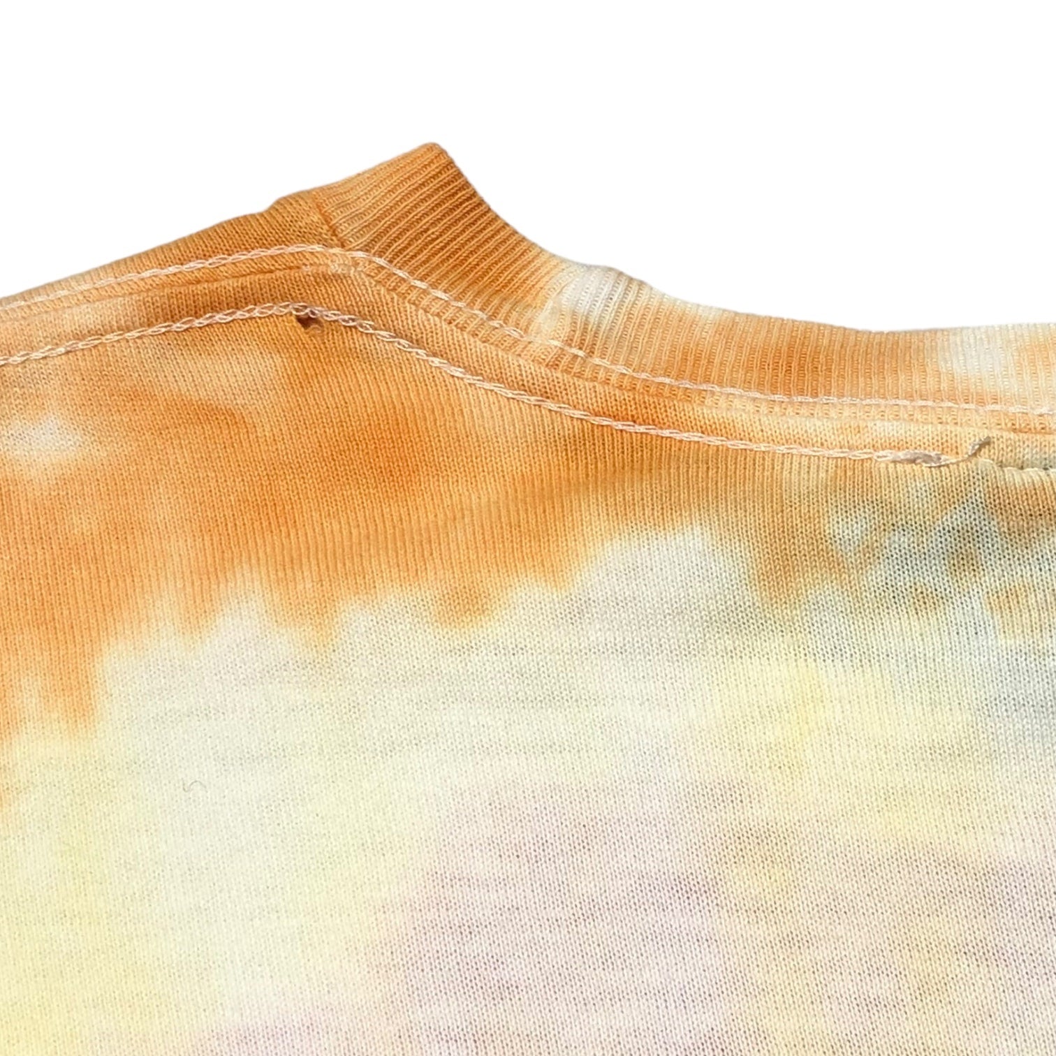 STUSSY(ステューシー) 00's World Tour Tie Dye T-shirt ワールドツアー タイダイ Tシャツ S オレンジ