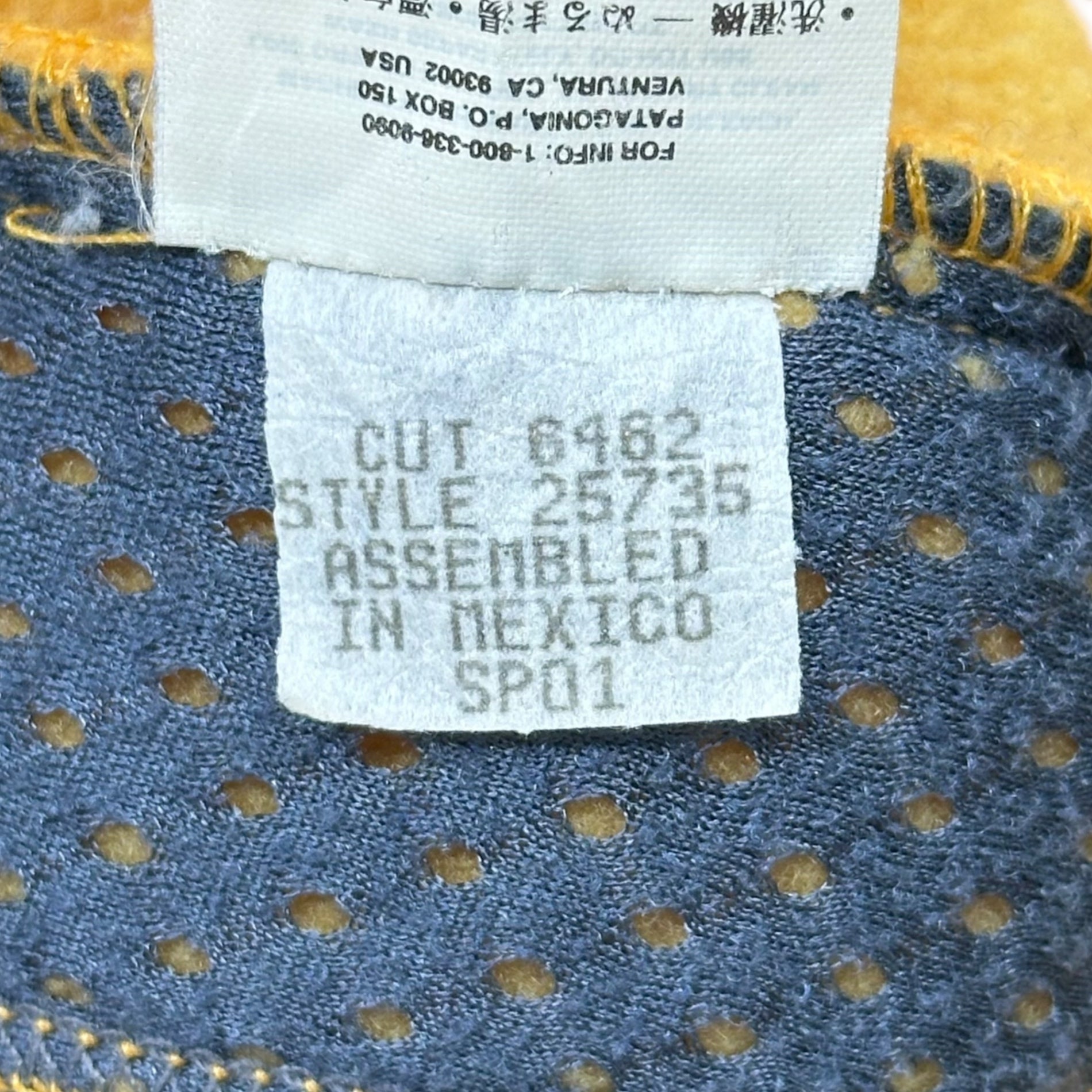 Patagonia(パタゴニア) 2001SS SYNCHILLA Half-Zip Fleece Pullover Jacketシンチラ ハーフジップ フリース プルオーバー ジャケット 25735 M イエロー 00's ヴィンテージ