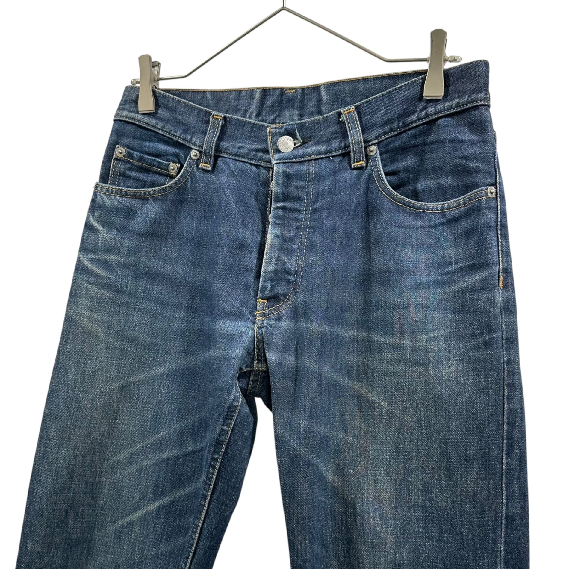 HELMUT LANG(ヘルムートラング) 1998 Archive Classic denim pants 本人期 クラシック デニム パンツ 745 HL 0001 2001 U 31 インディゴ 90's 90年代