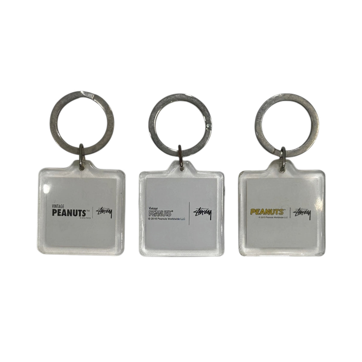 STUSSY(ステューシー) PEANUTS STUSSY キーホルダー 3点セット