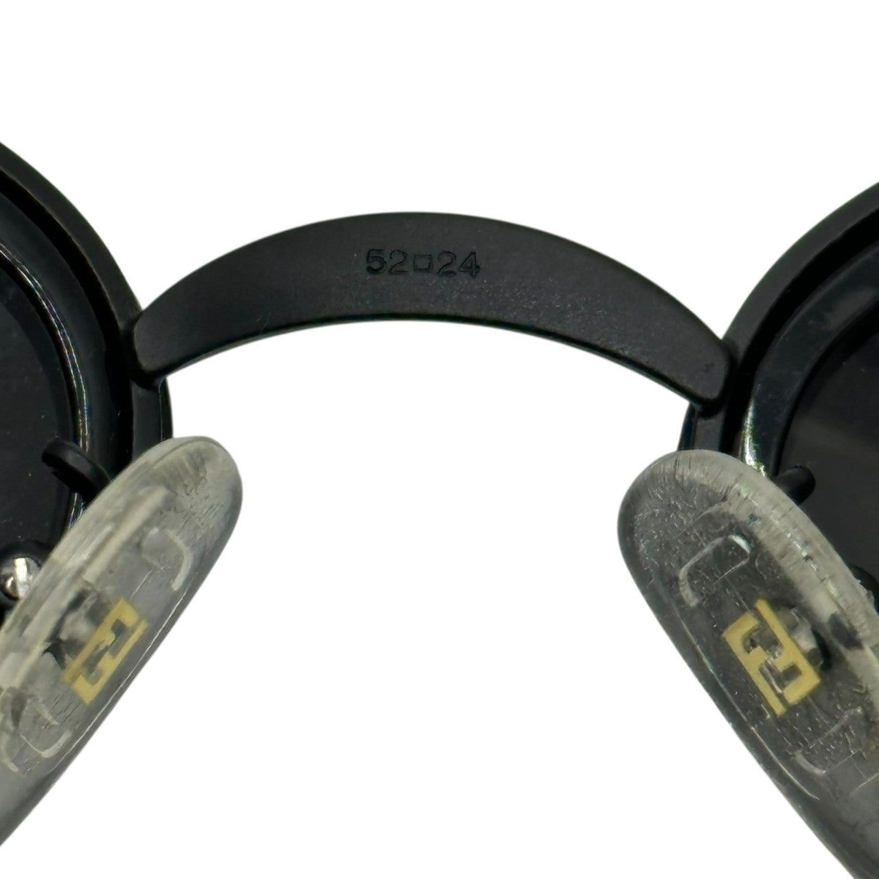 FENDI(フェンディ) Zucca Logo Oval Sunglasses ズッカ ロゴ オーバル サングラス FS187 52□24 ブラック