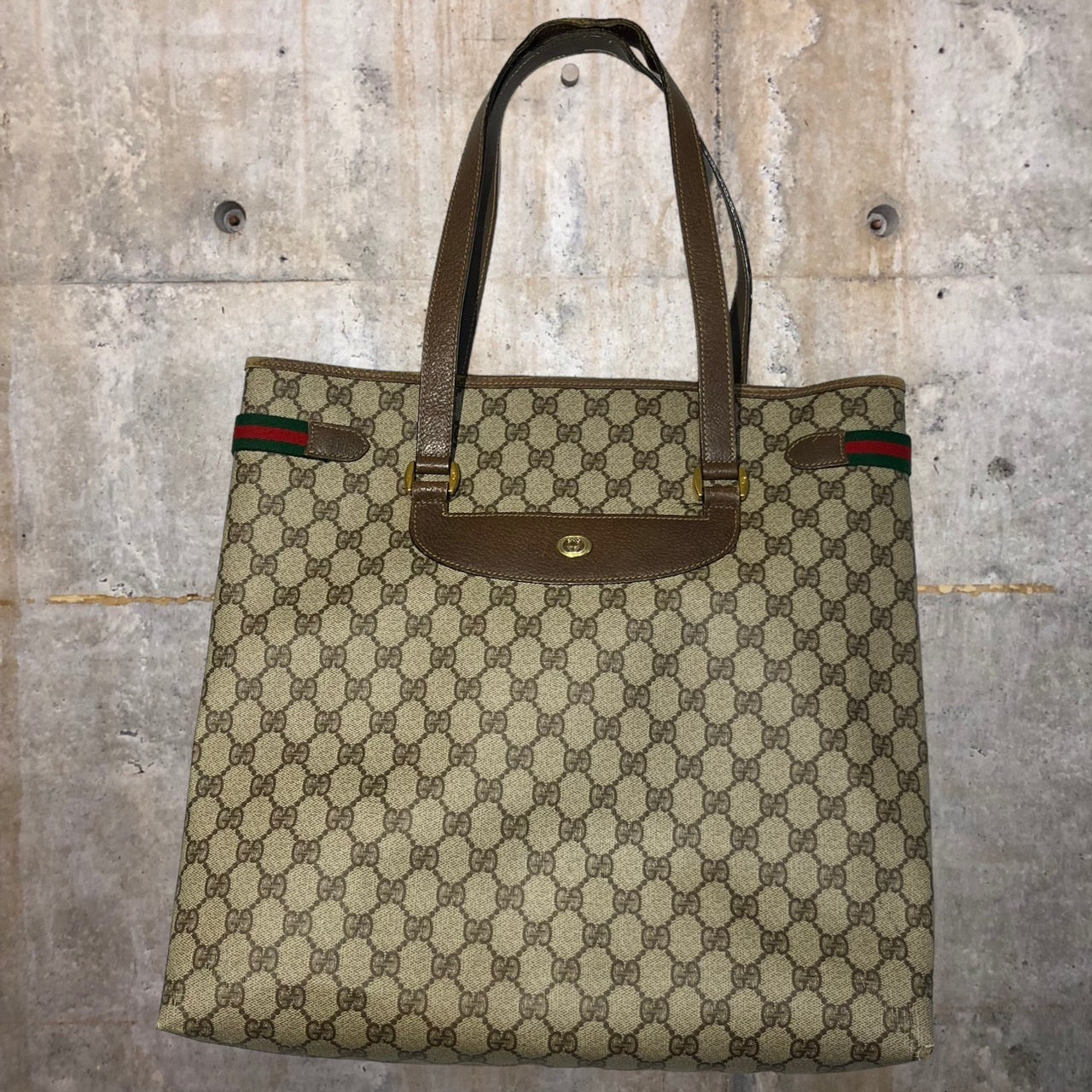 GUCCI(グッチ) シェリーラインGG柄トートバッグ 39.02.091 ベージュ 
