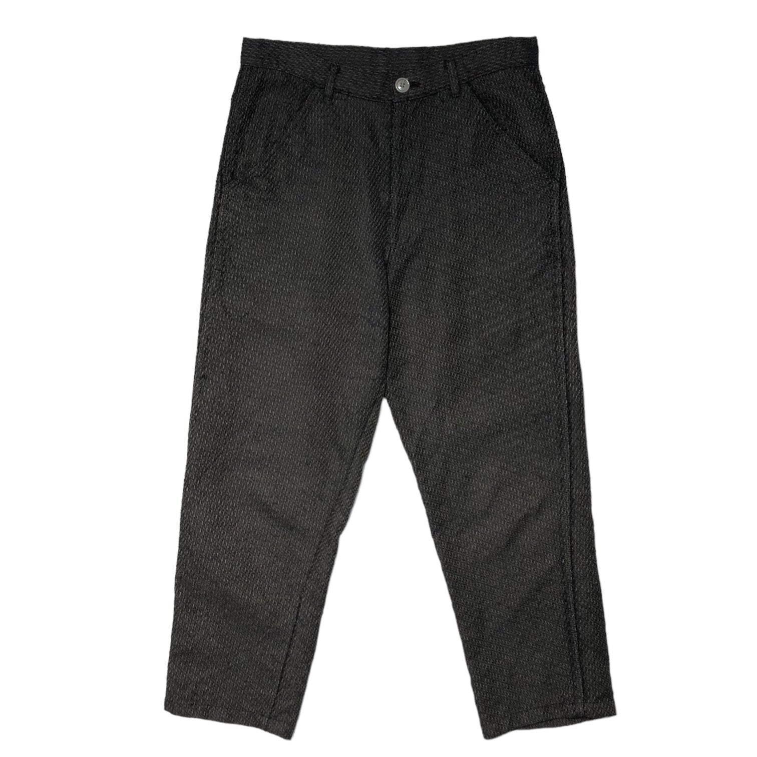 COMME des GARCONS HOMME PLUS(コムデギャルソンオムプリュス) 00's Pilled silk wool tapered pants ピリング加工 シルク ウール テーパードパンツ PP-04004M M ブラウン AD2000