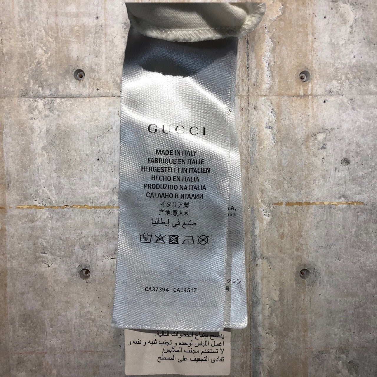 GUCCI(グッチ) Blade T-shirt/ロゴTシャツ 565806 L ホワイト