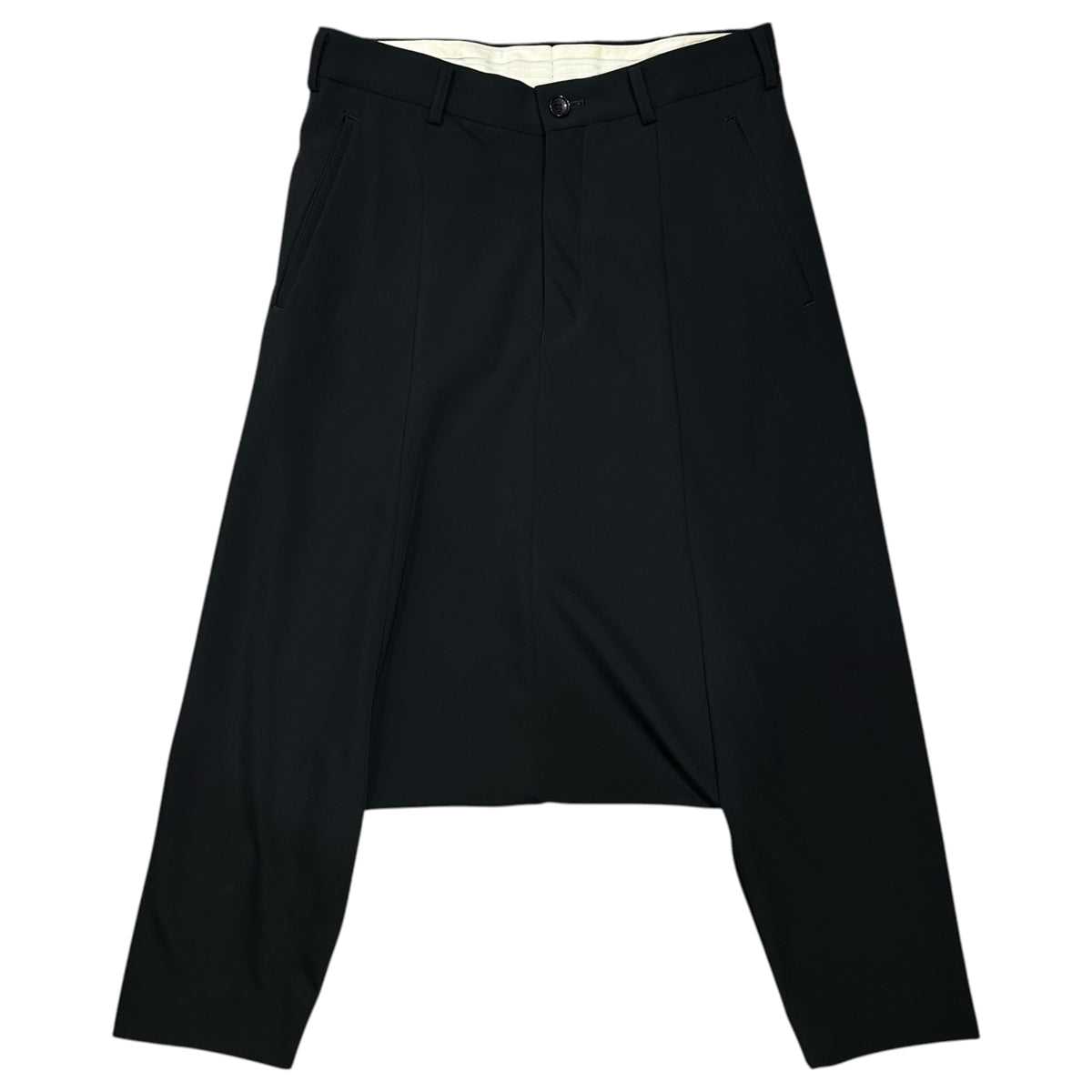 COMME des GARCONS(コムデギャルソン) 2009SS Esther Gabardine Sarouel Pants エステル ギャバジン サルエル パンツ GC-P036 XS ブラック AD2008 男性着用可能