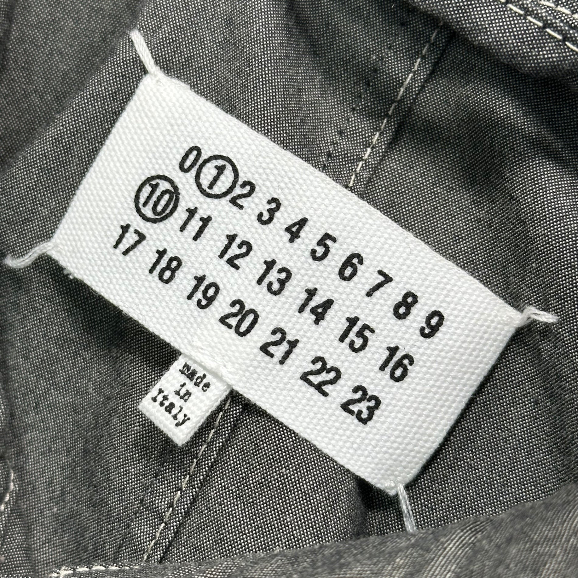 MAISON MARGIELA(メゾンマルジェラ) 25SS Canvas Coat ステンカラー キャンバス ロング コート S50AA0156 42 チャコールグレー