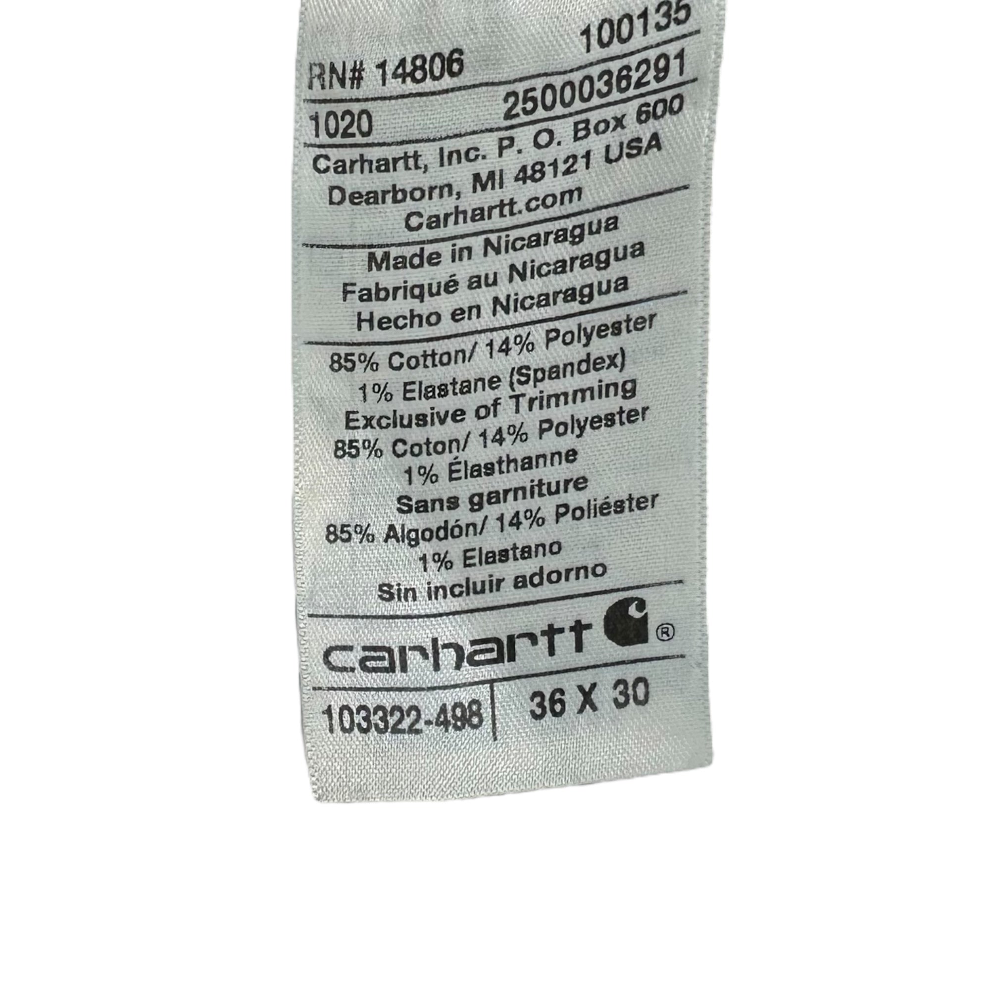 carhartt(カーハート) Double Knee Denim Overalls ダブルニー デニム オーバーオール 103322-498 36×30 インディゴ